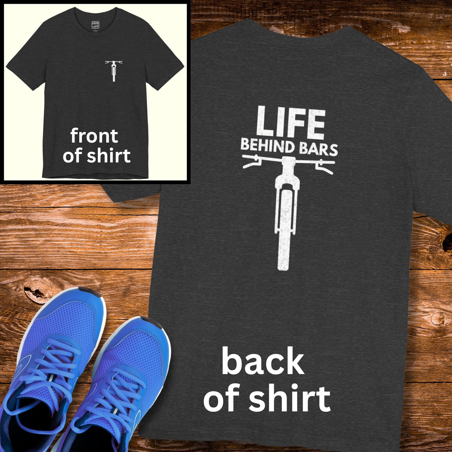 Back Print Behind Bars Tee