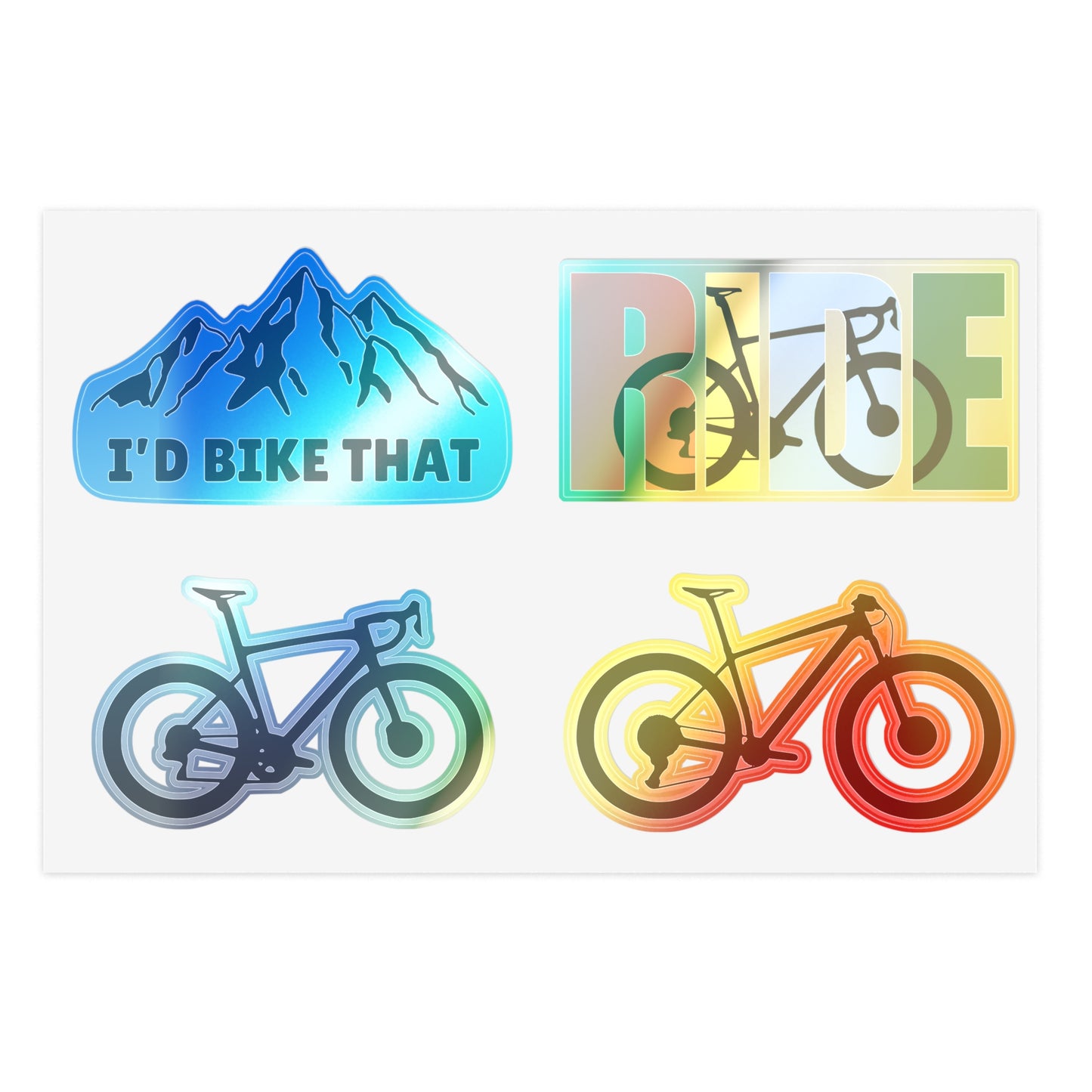 Cycling Sticker Sheet