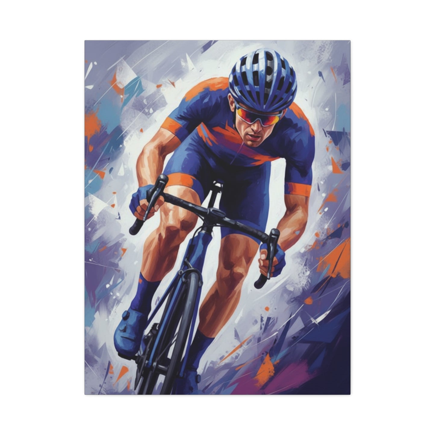 Color Splash Cyclist - Male