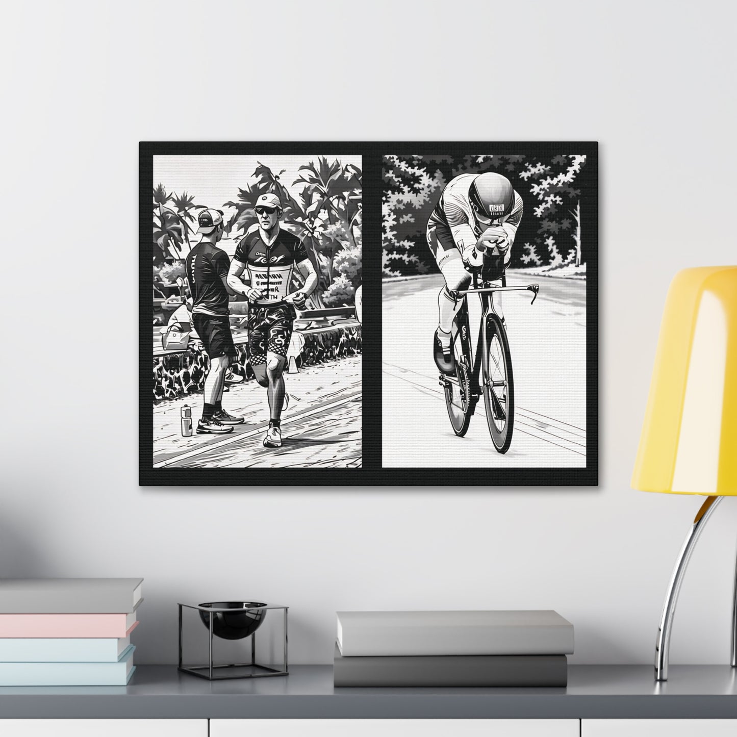 Black & White 2 Image Canvas