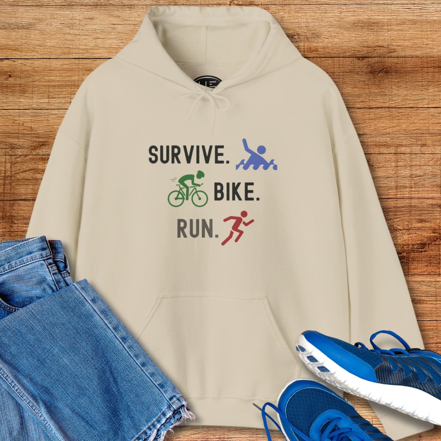 Survive Bike Run Hoodie