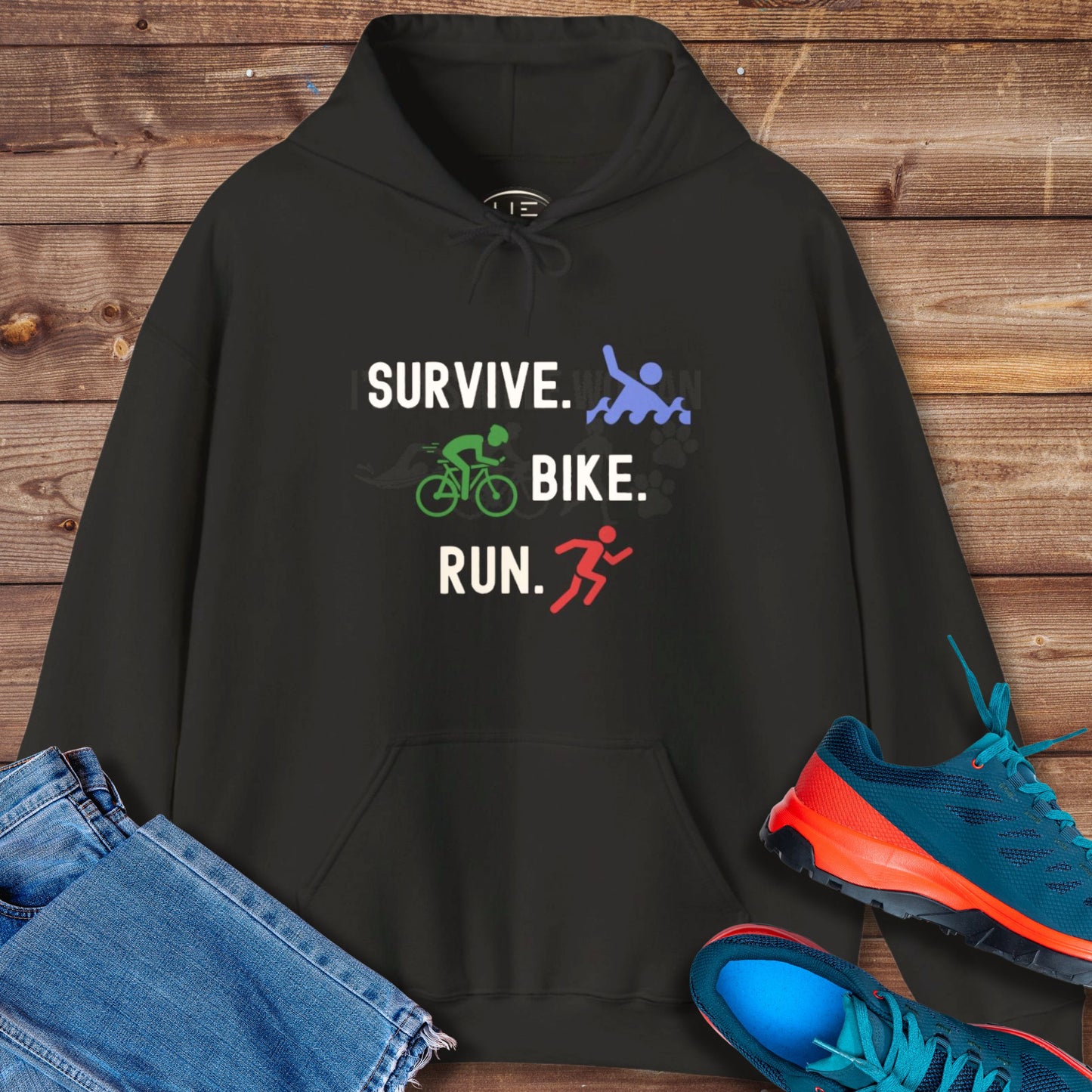 Survive Bike Run Hoodie
