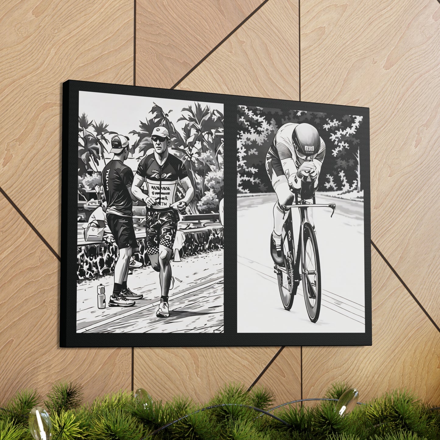 Black & White 2 Image Canvas