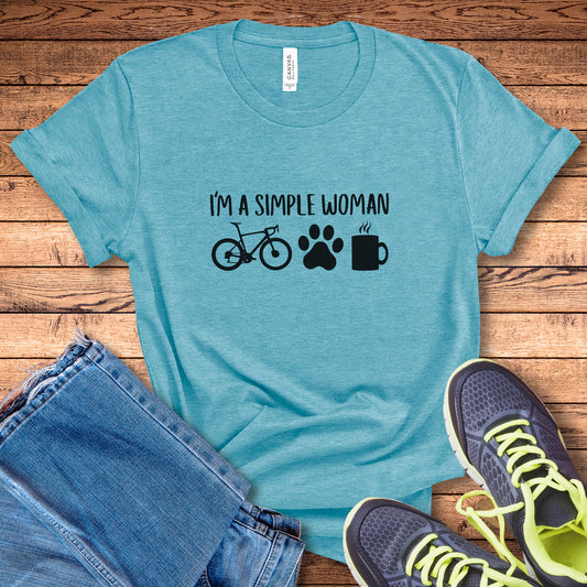 Simple Woman Coffee Tee