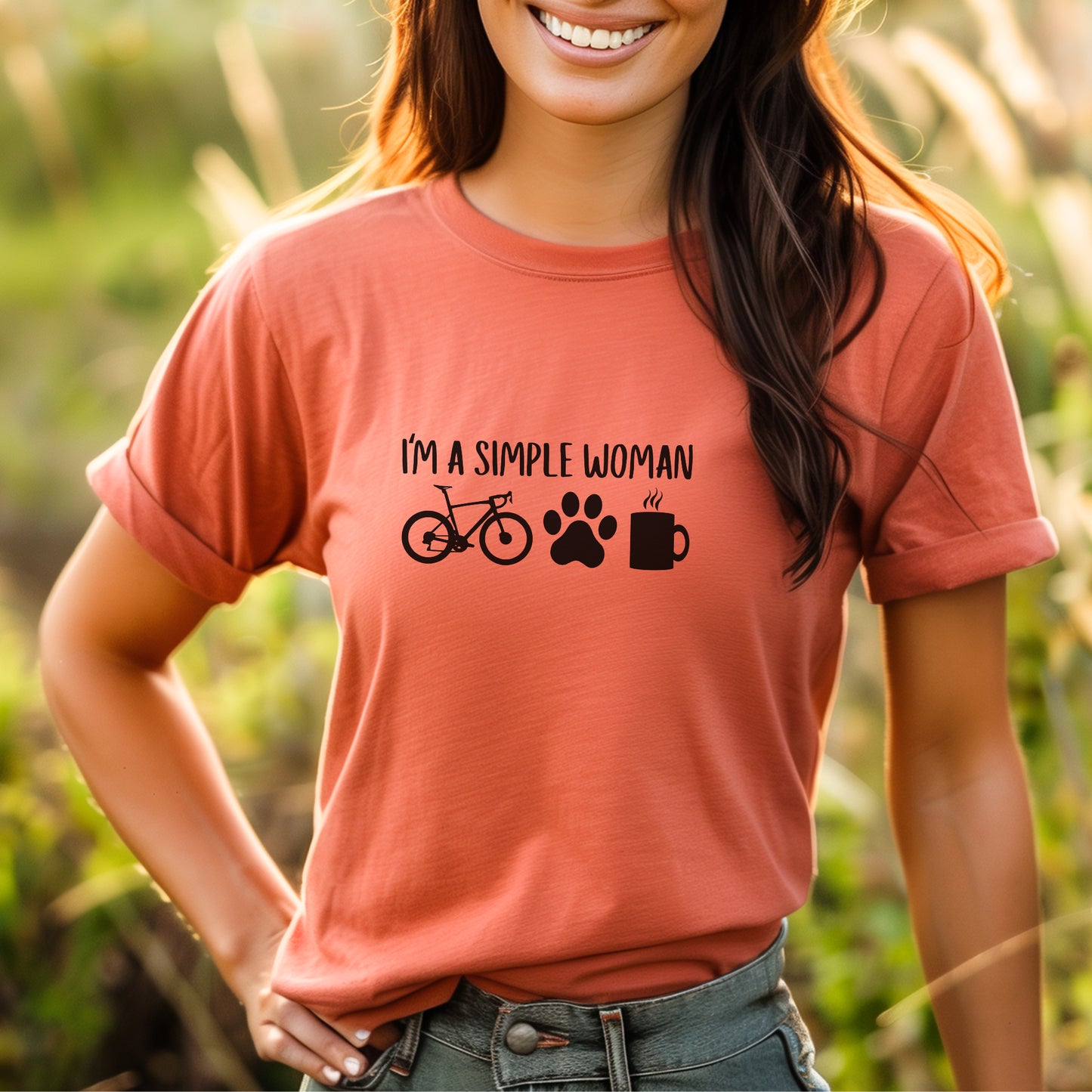 Simple Woman Coffee Tee
