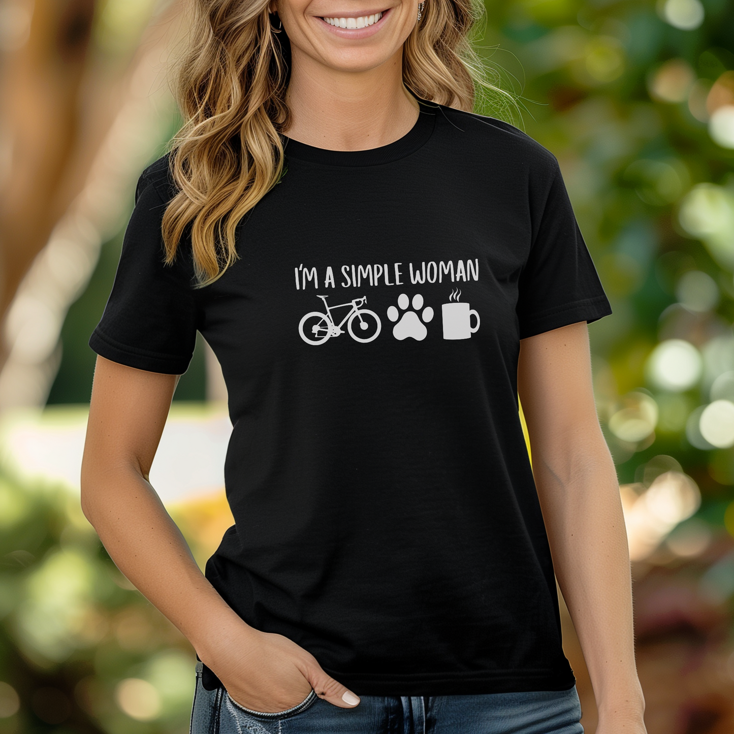Simple Woman Coffee Tee