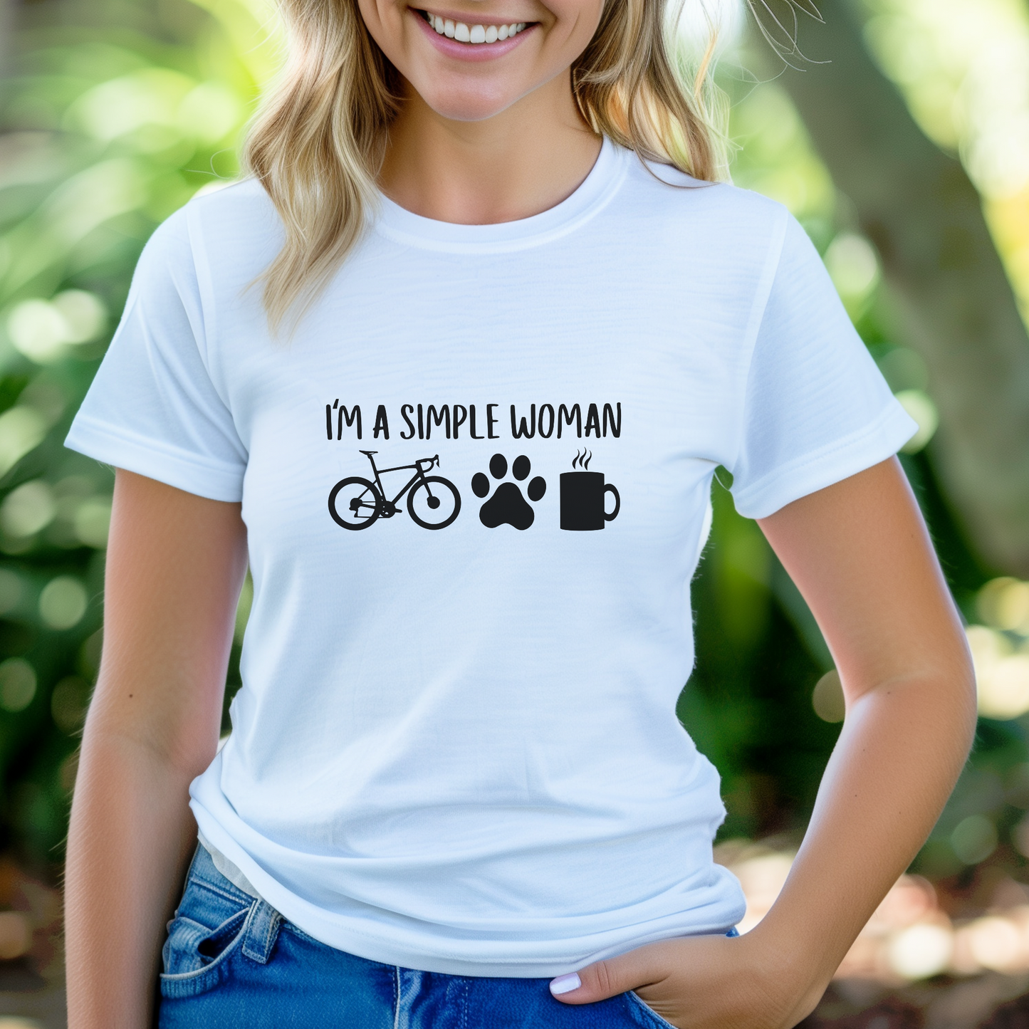 Simple Woman Coffee Tee