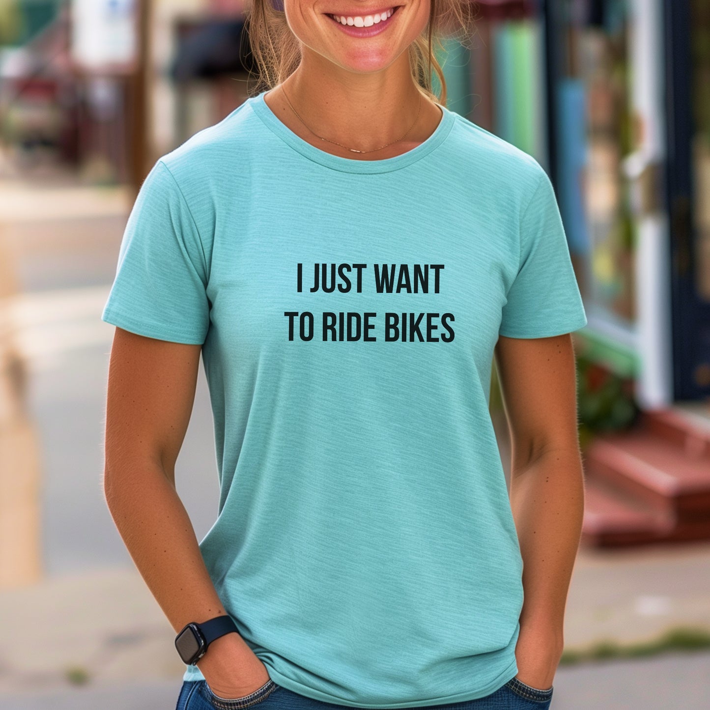 Want To Ride Bikes Tee