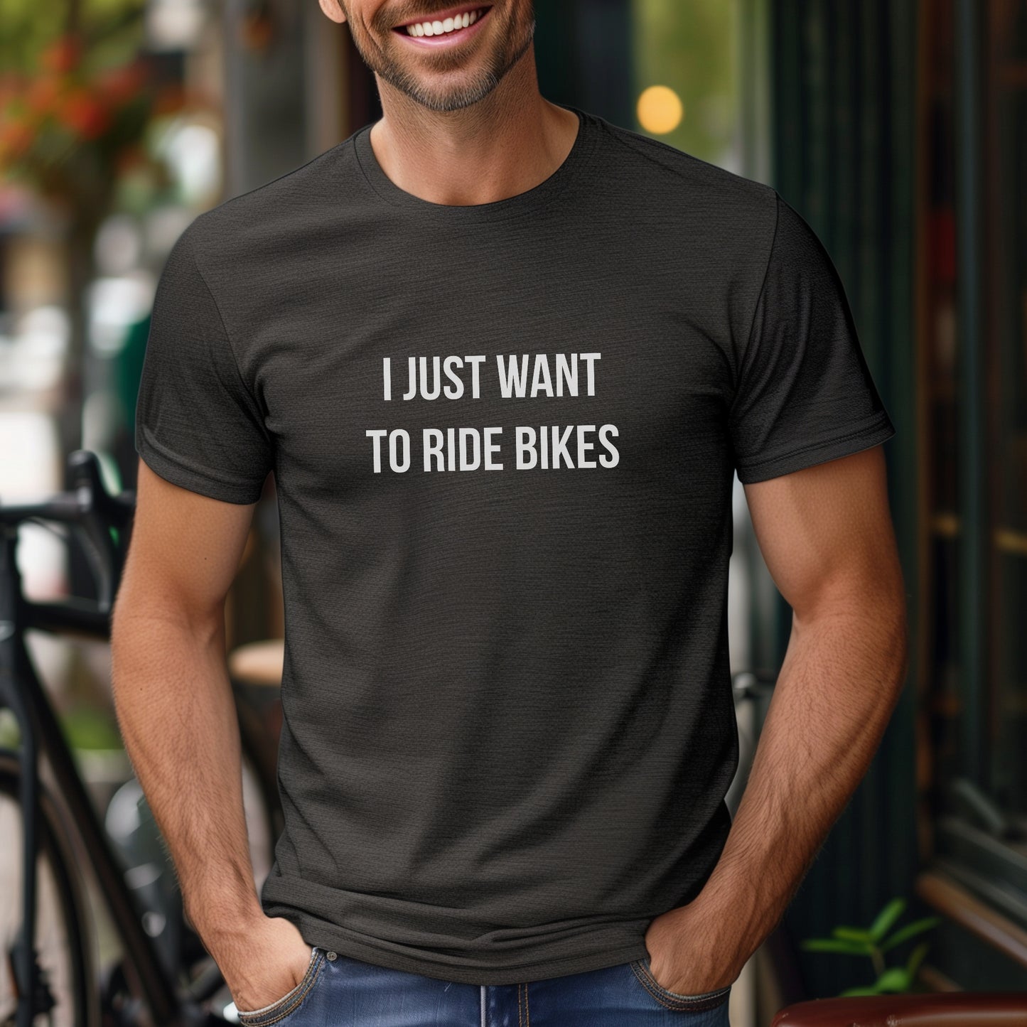 Want To Ride Bikes Tee