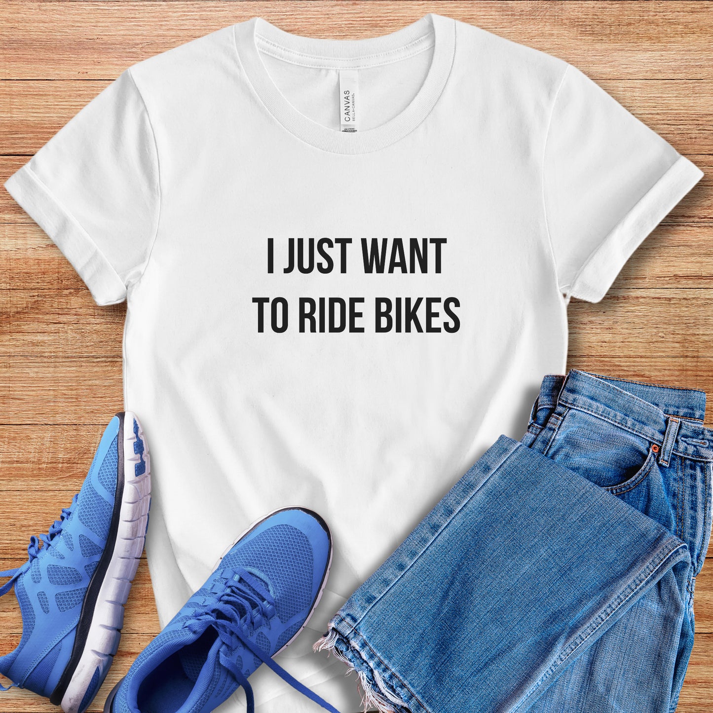 Want To Ride Bikes Tee