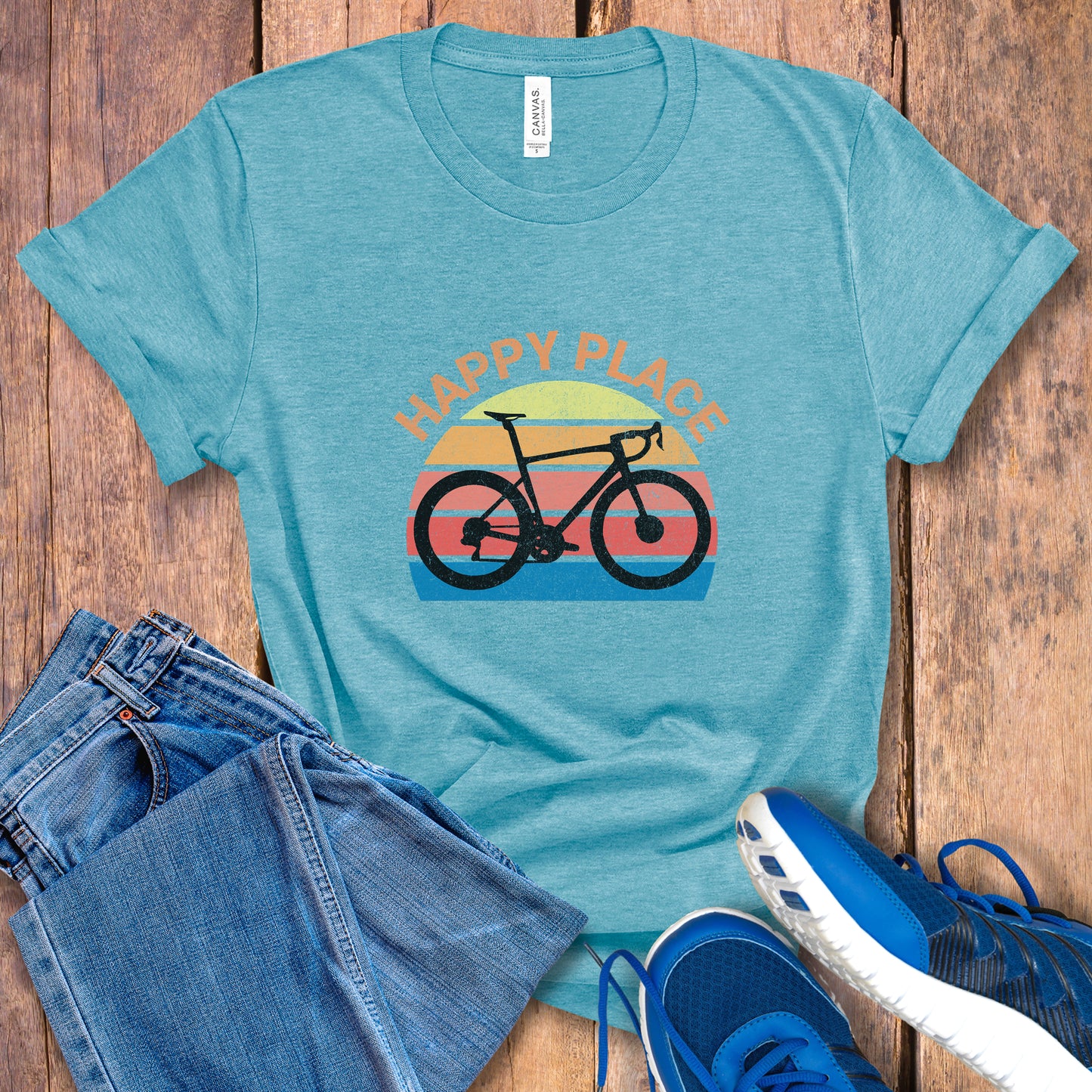 Happy Place Bike Tee