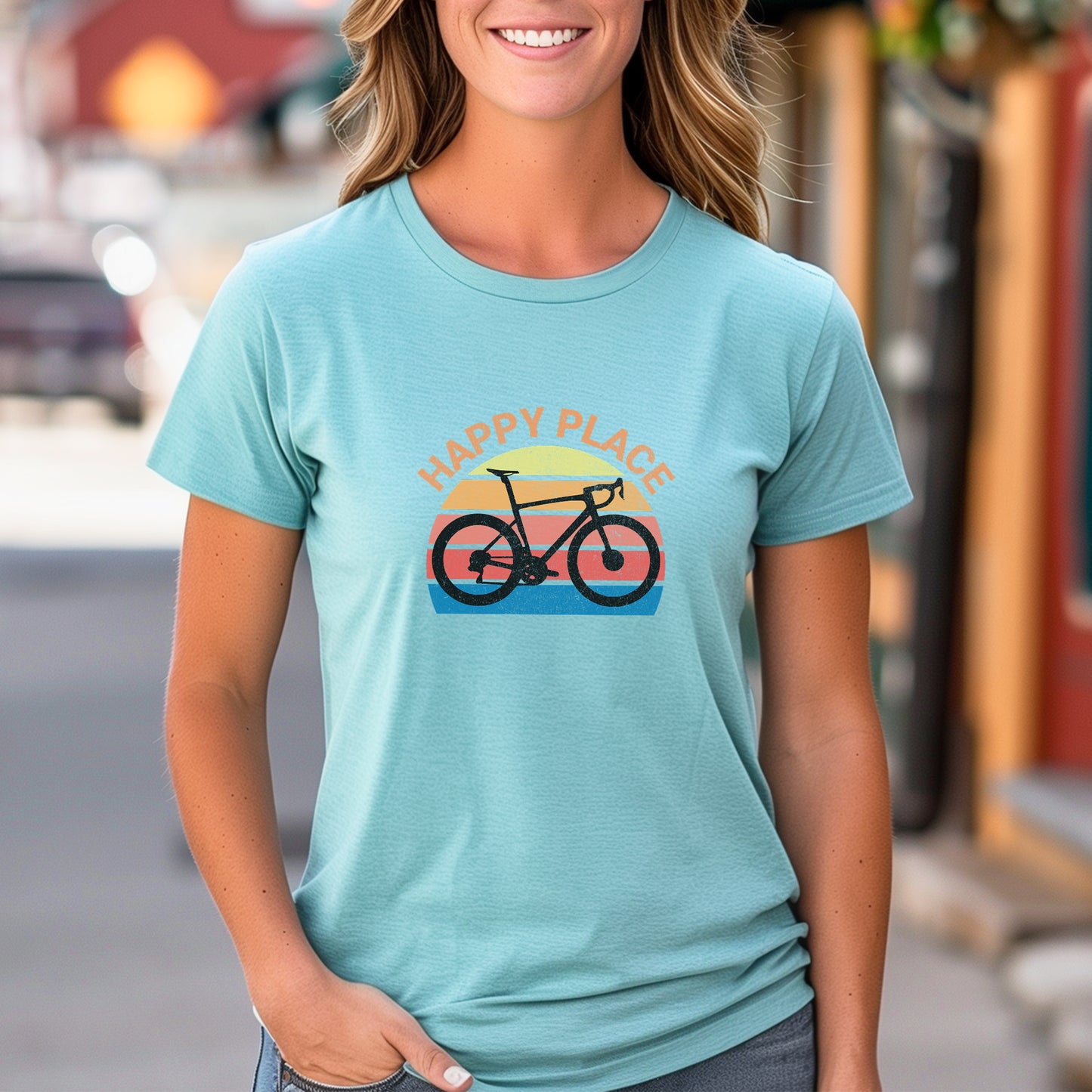 Happy Place Bike Tee