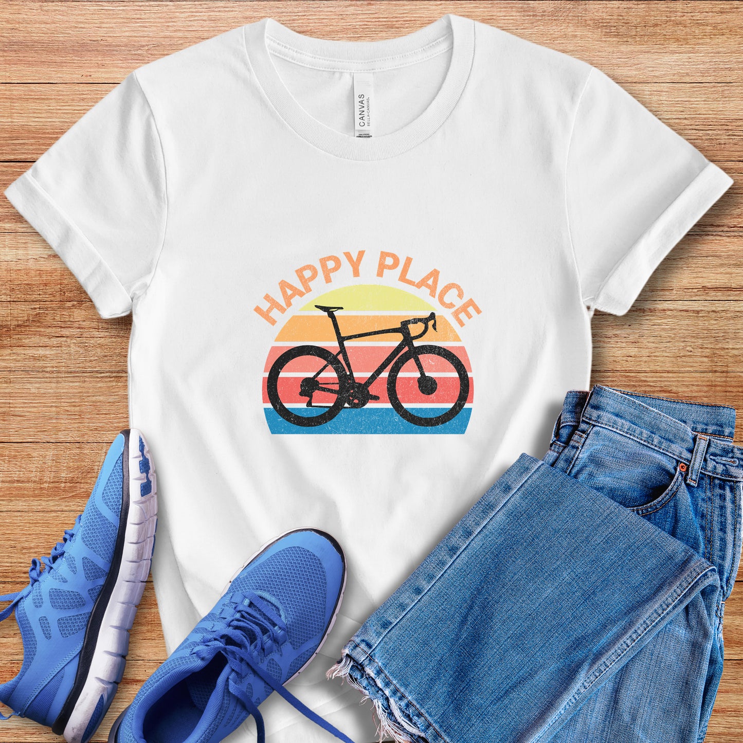 Happy Place Bike Tee