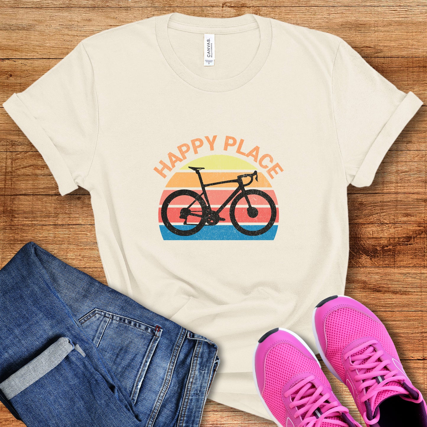 Happy Place Bike Tee