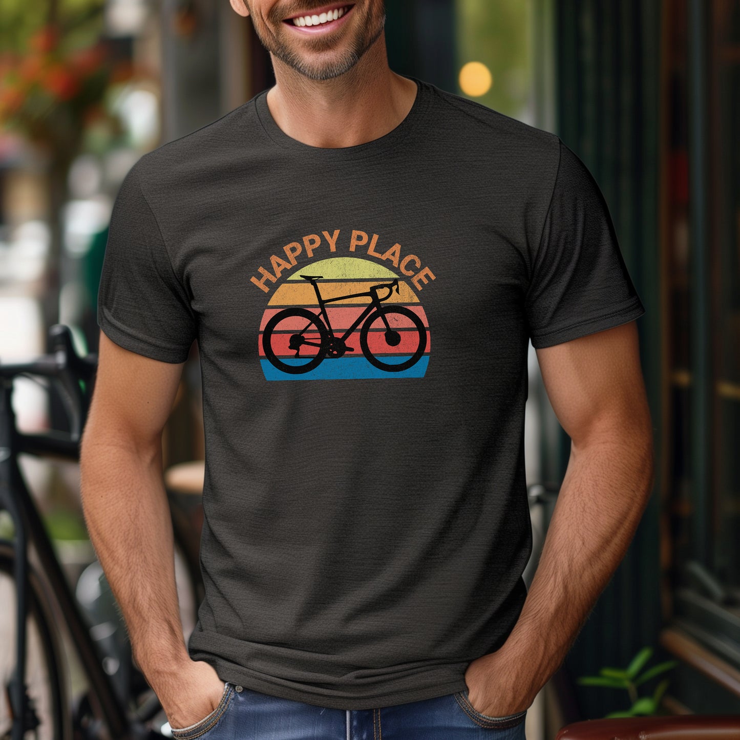 Happy Place Bike Tee