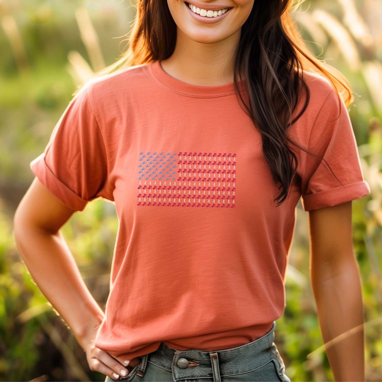 TRI USA Flag Tee