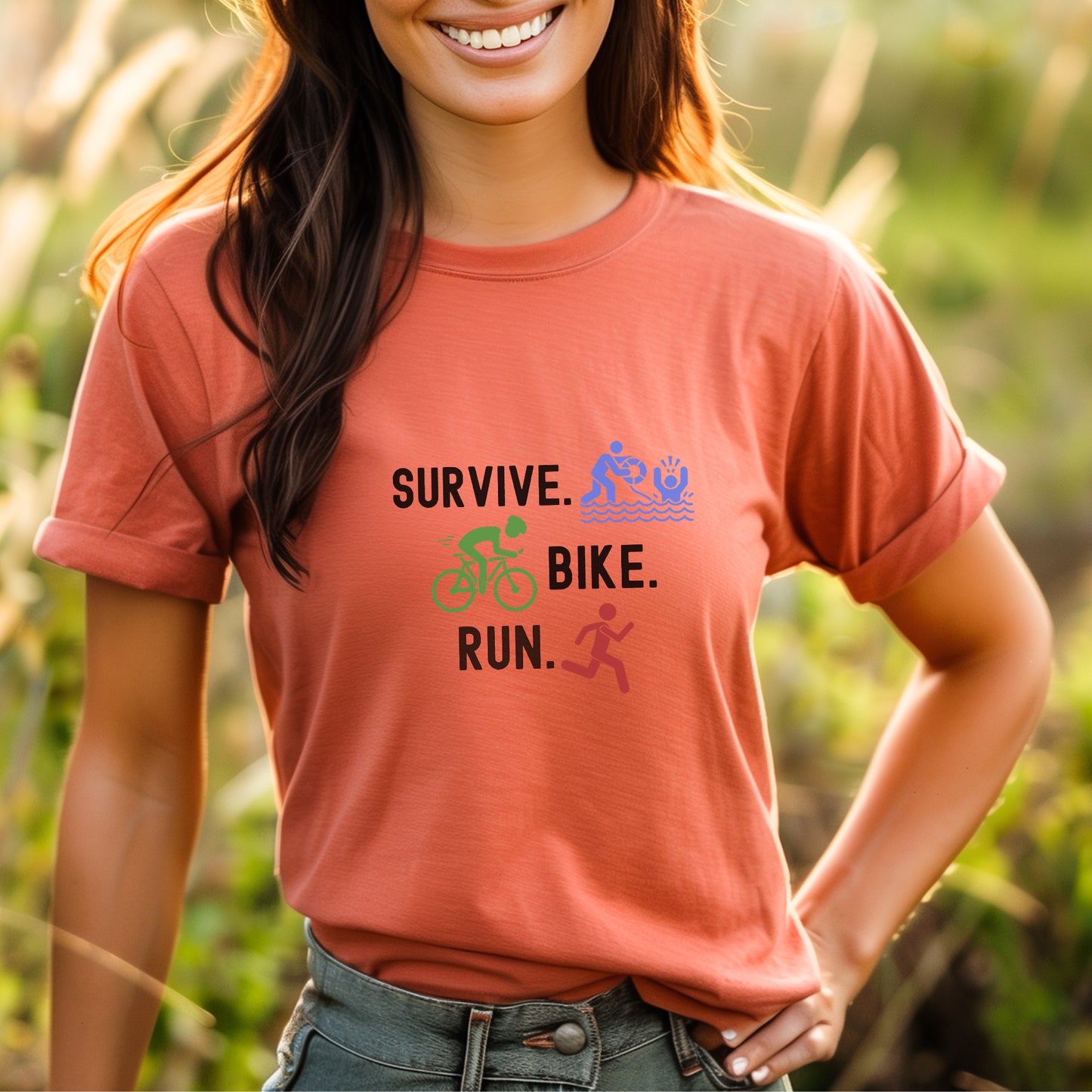 Survive The Swim Tee