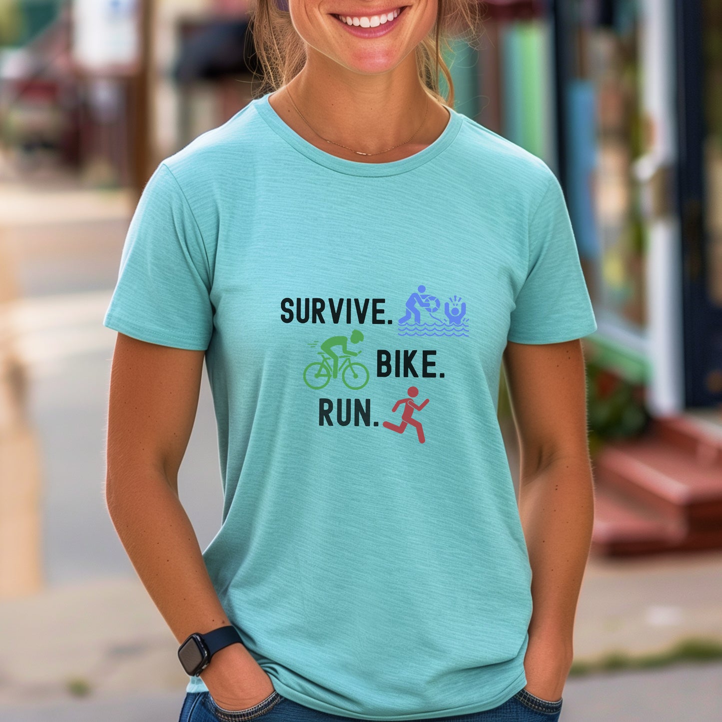 Survive The Swim Tee