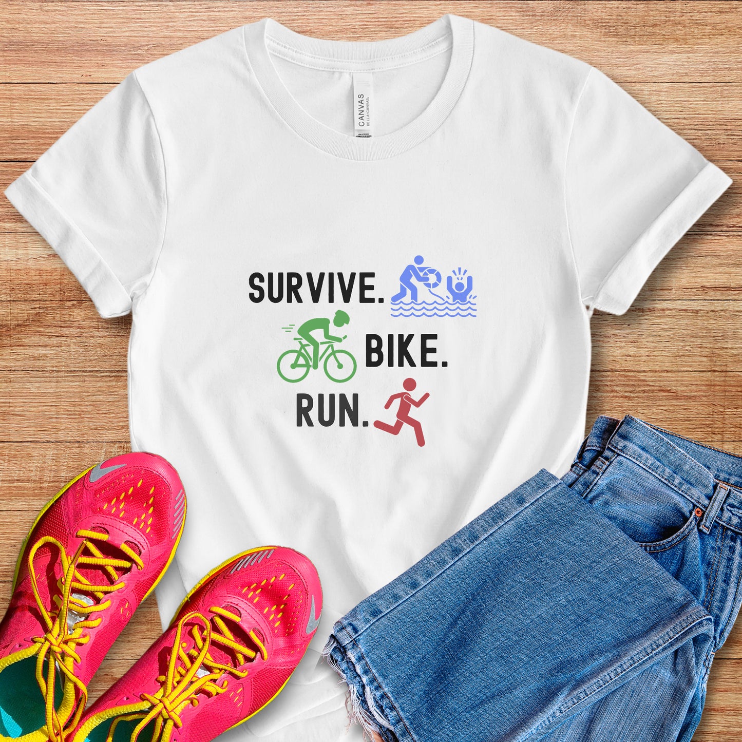 Survive The Swim Tee