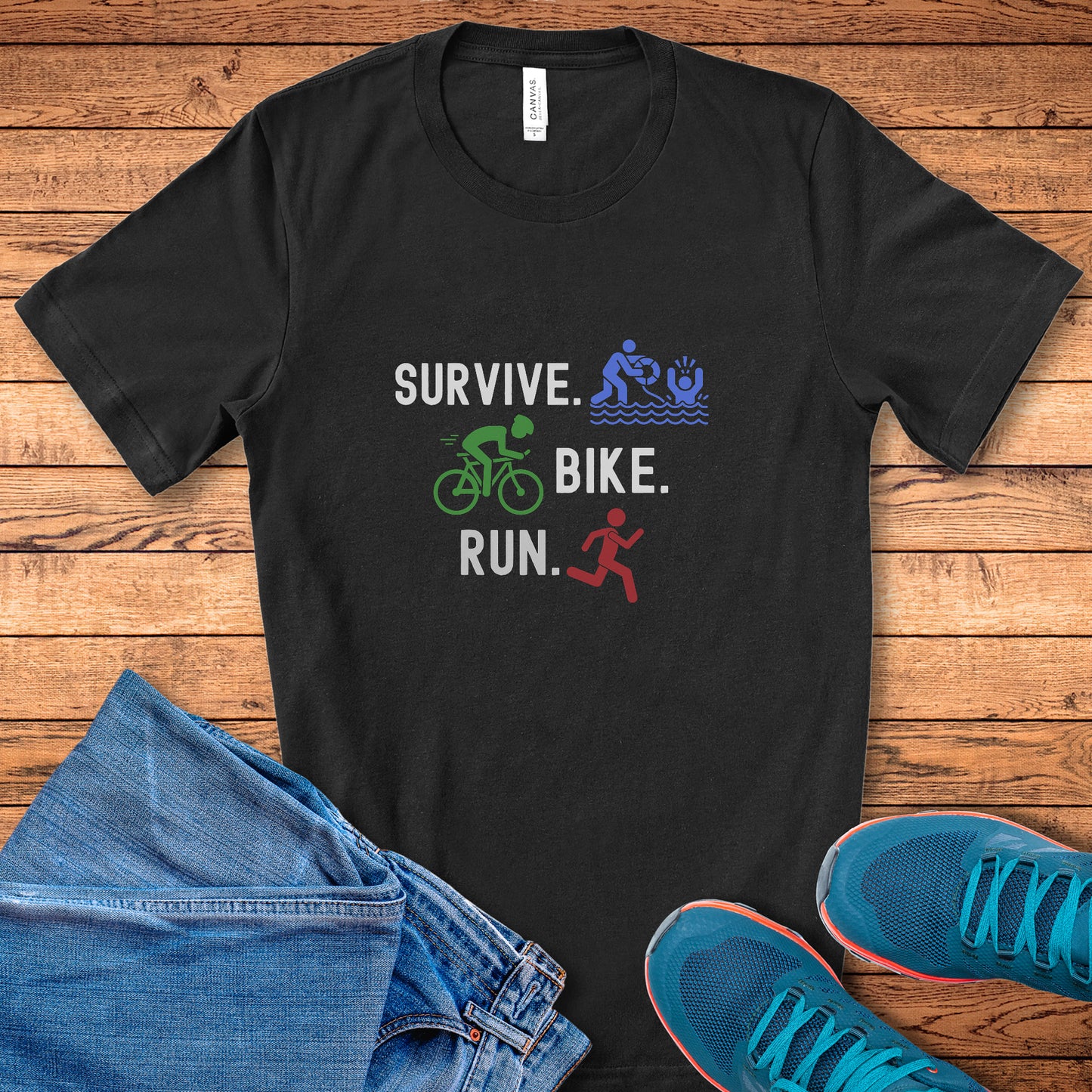 Survive The Swim Tee