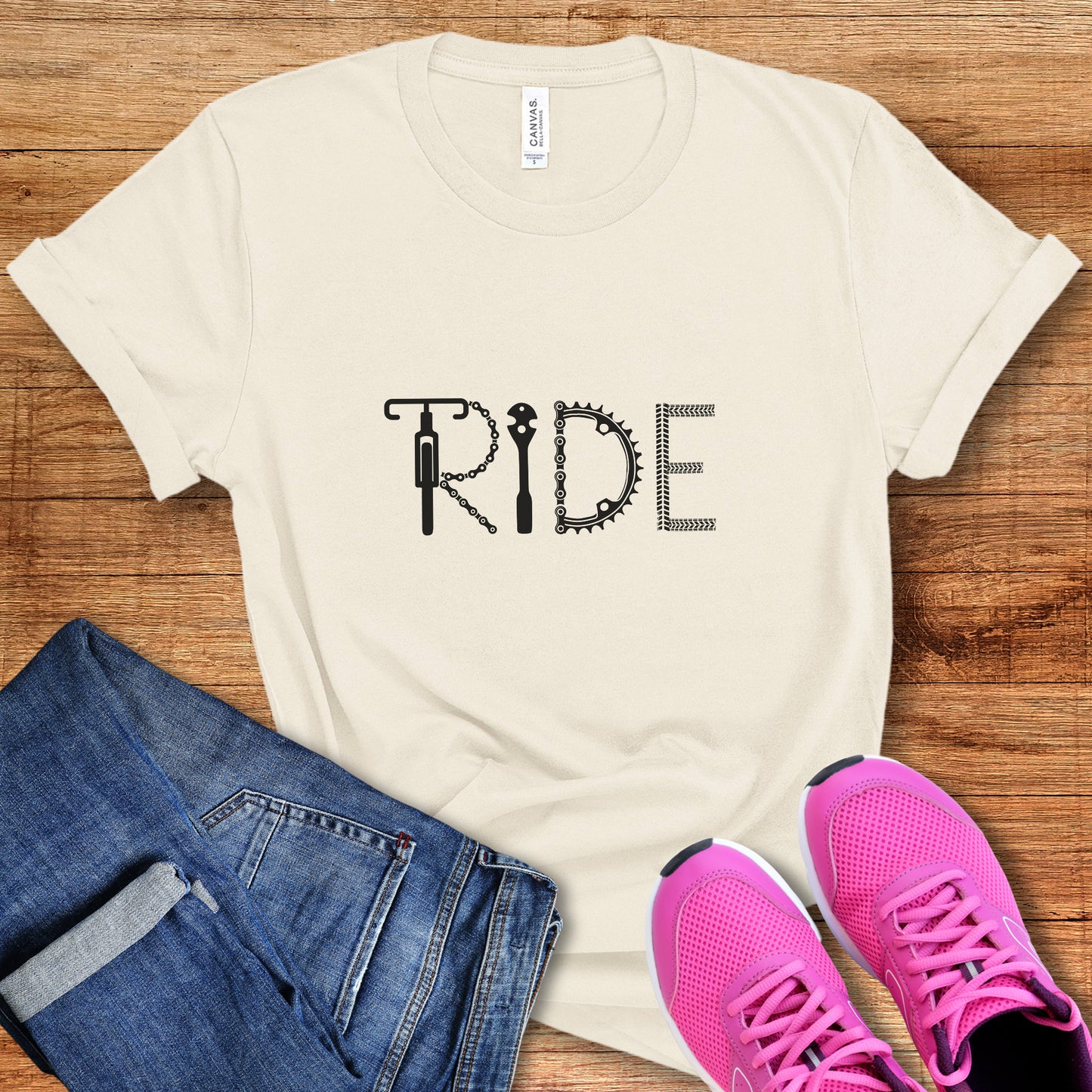 Road RIDE Uppercase Tee
