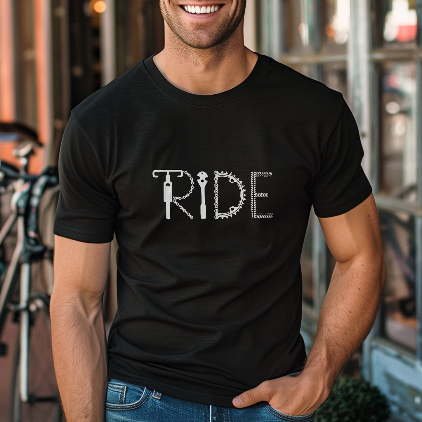 Road RIDE Uppercase Tee