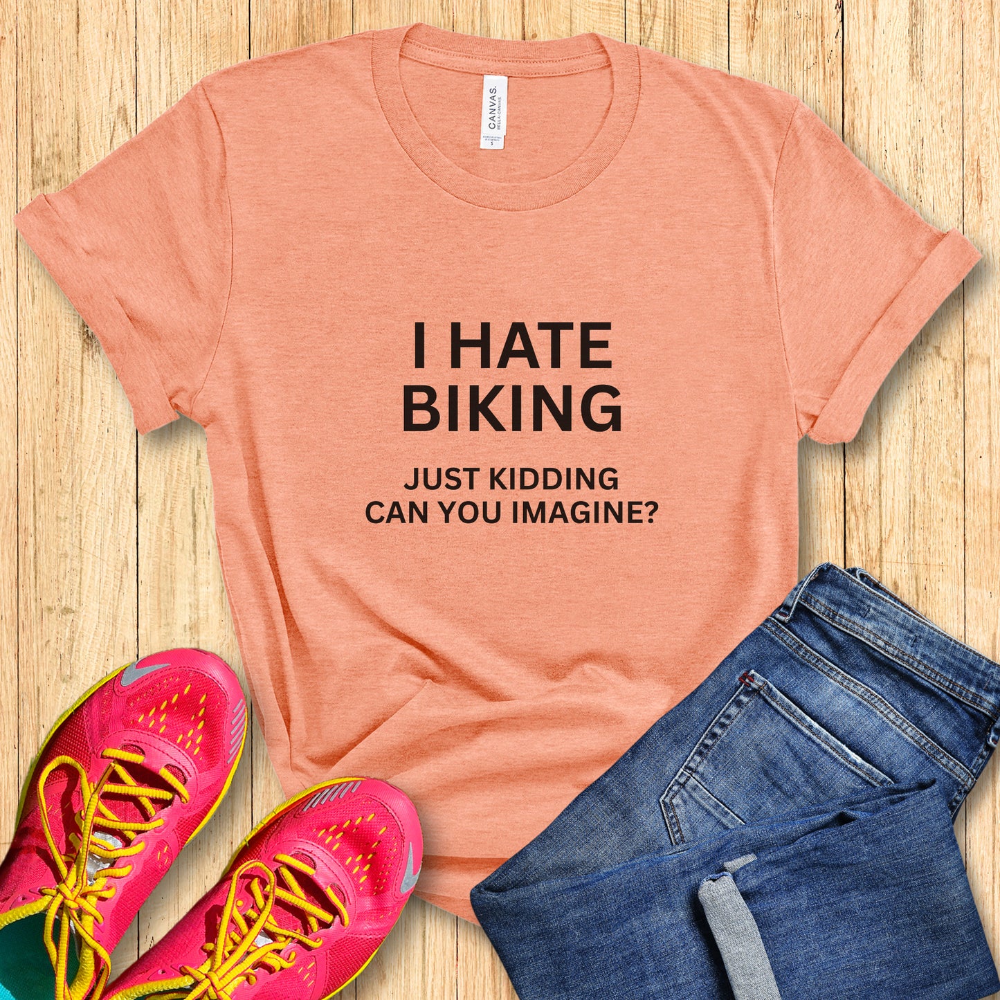 Hate Biking Tee