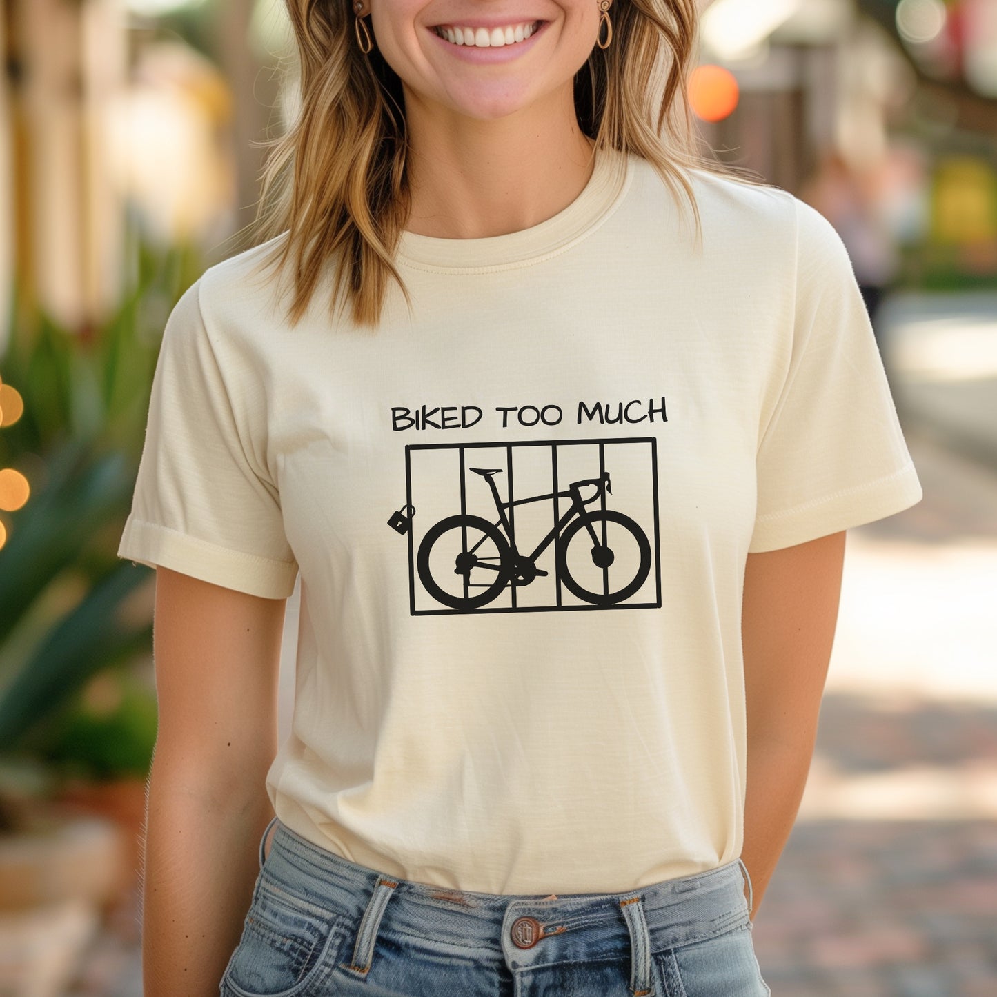 Biked Too Much Tee