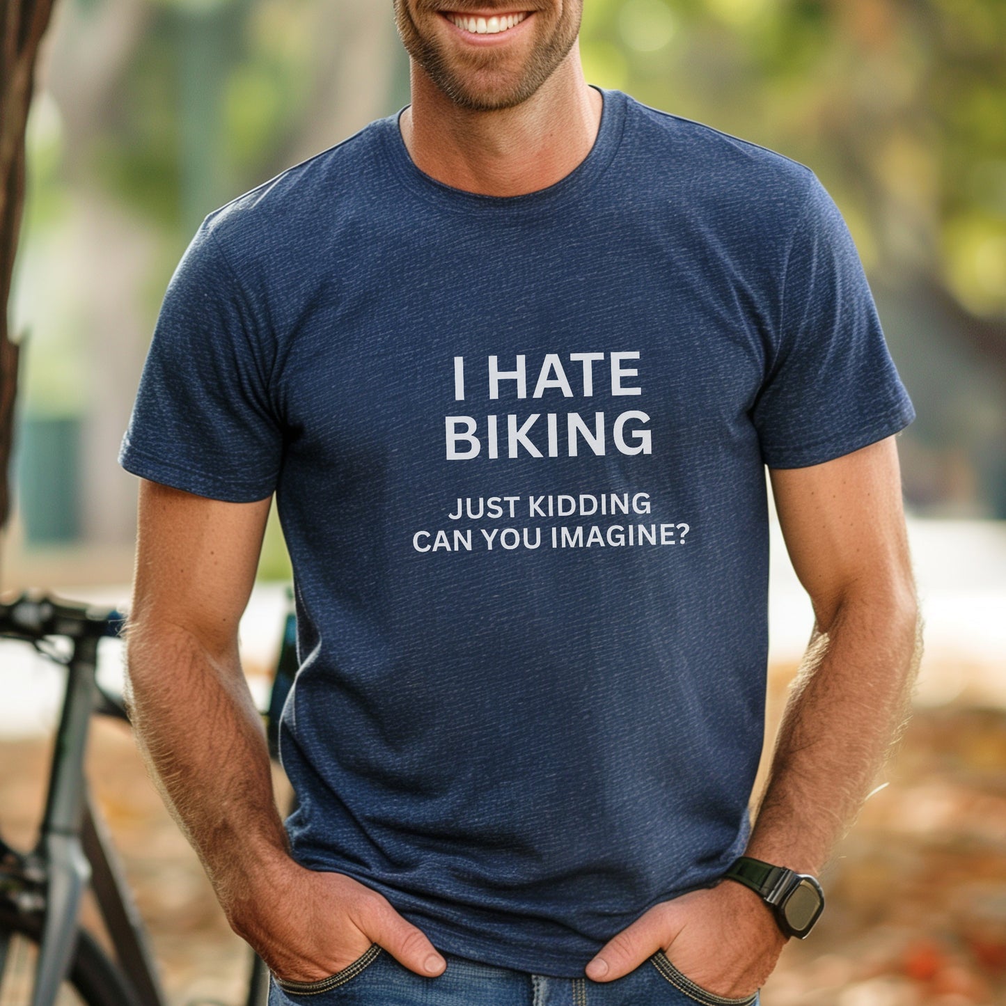 Hate Biking Tee