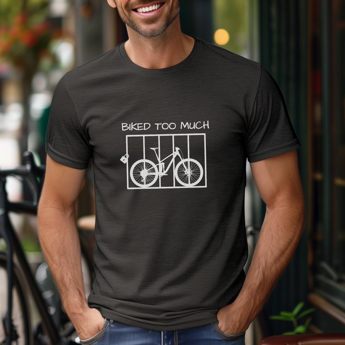 Biked Too Much MTB Tee