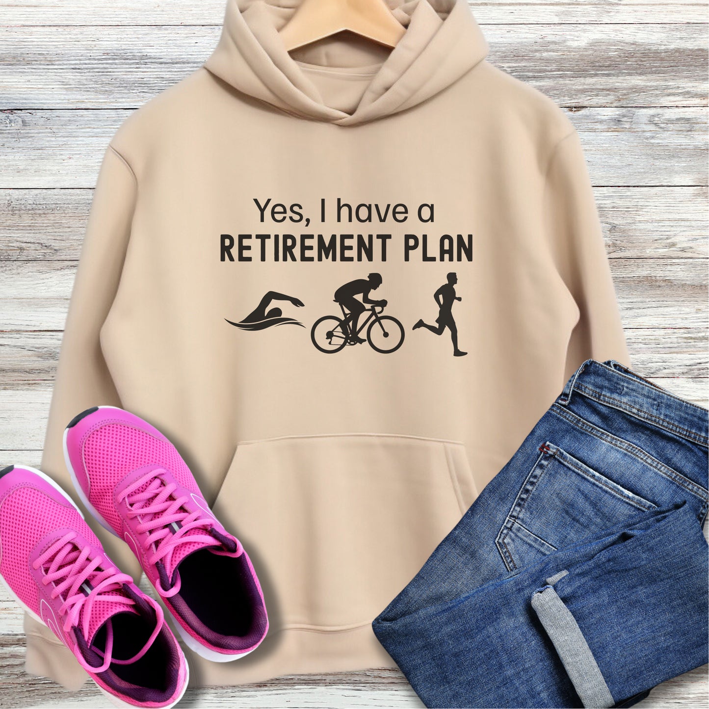 Retirement Plan TRI Hoodie