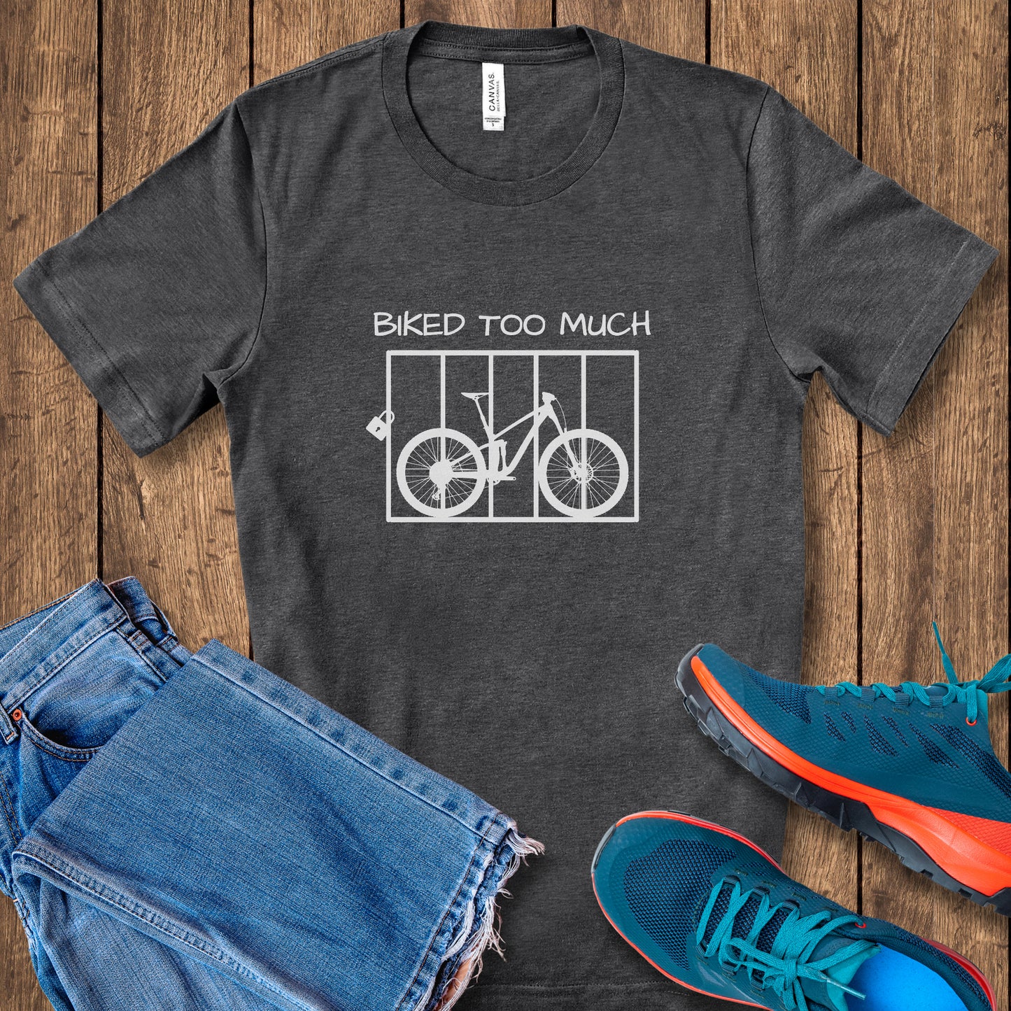 Biked Too Much MTB Tee