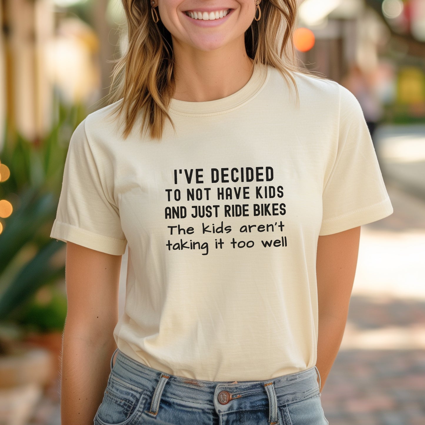Ride Bikes, No Kids Tee
