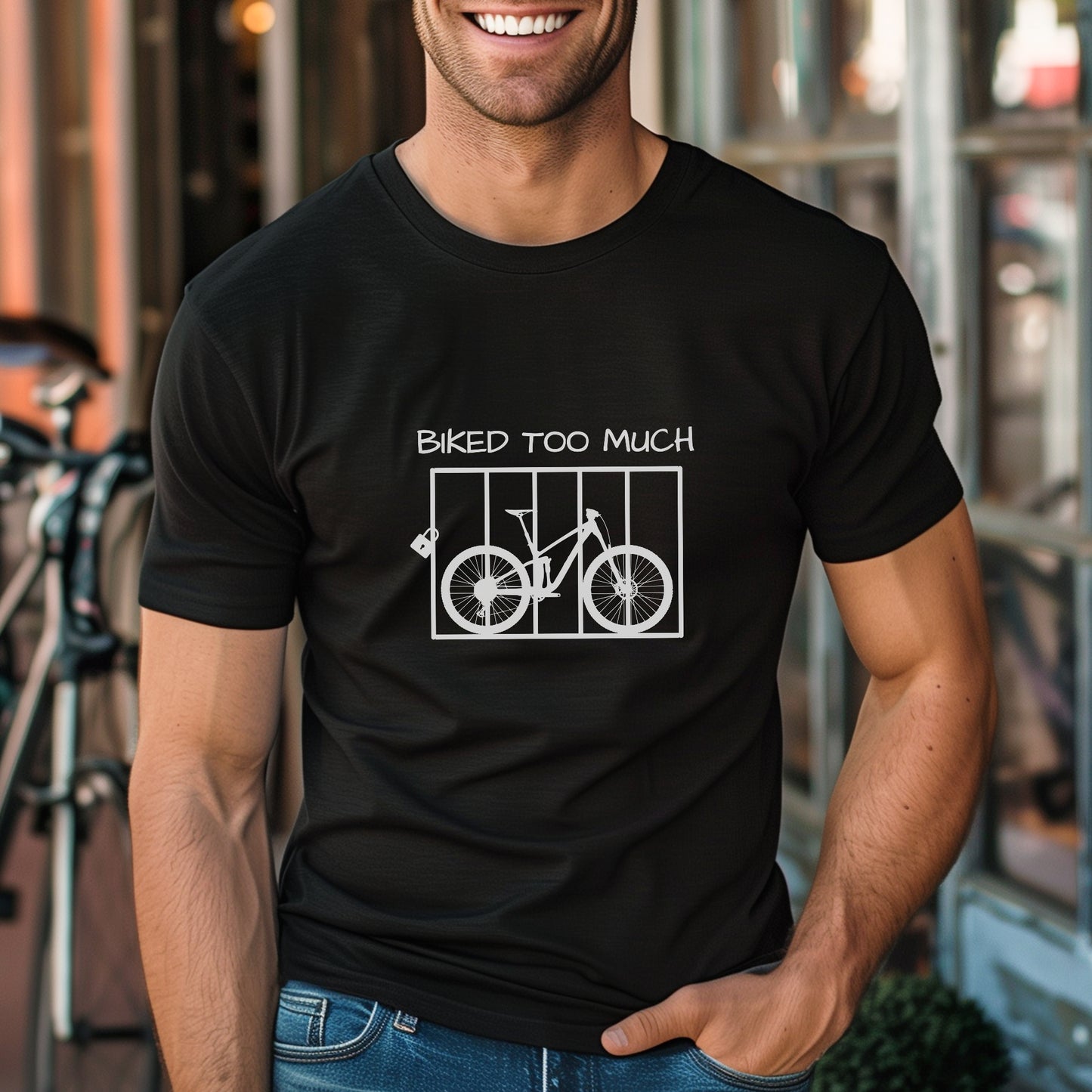 Biked Too Much MTB Tee