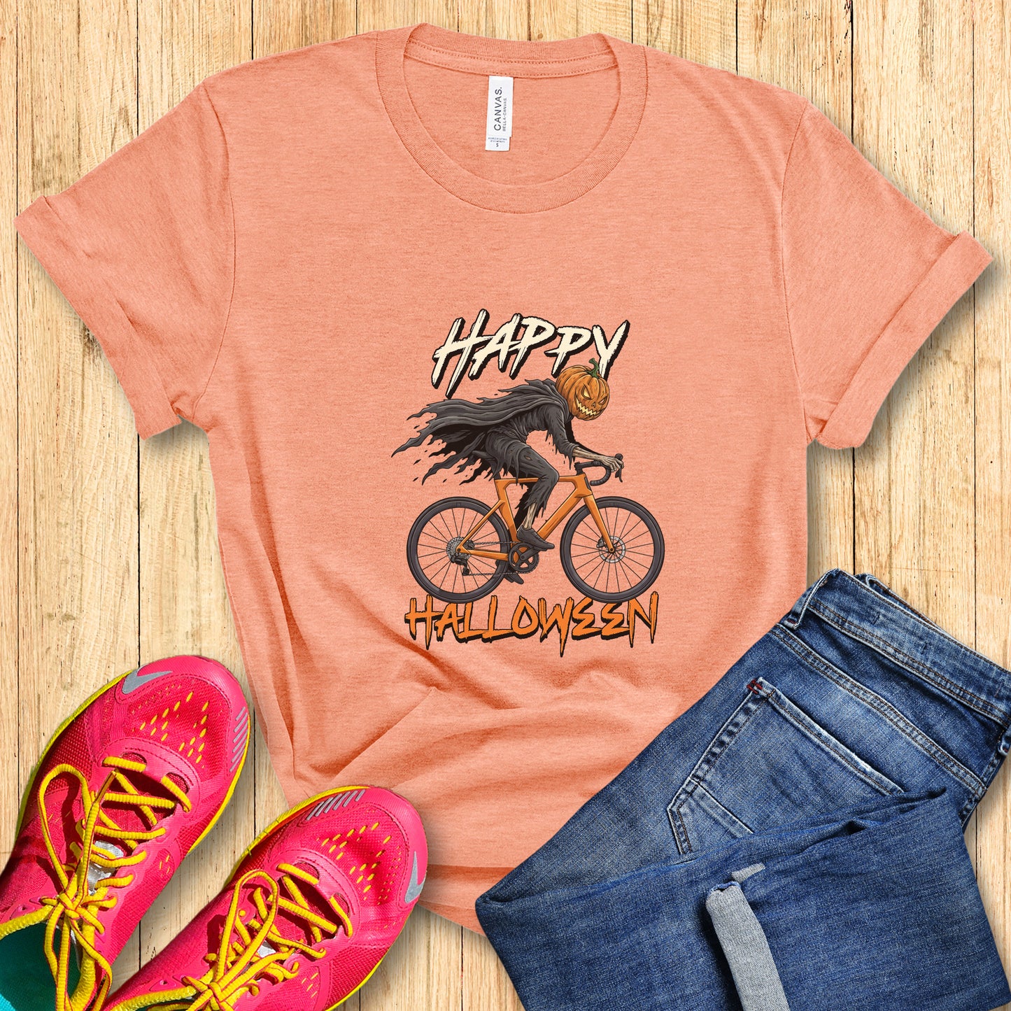 Happy Halloween Biker Tee