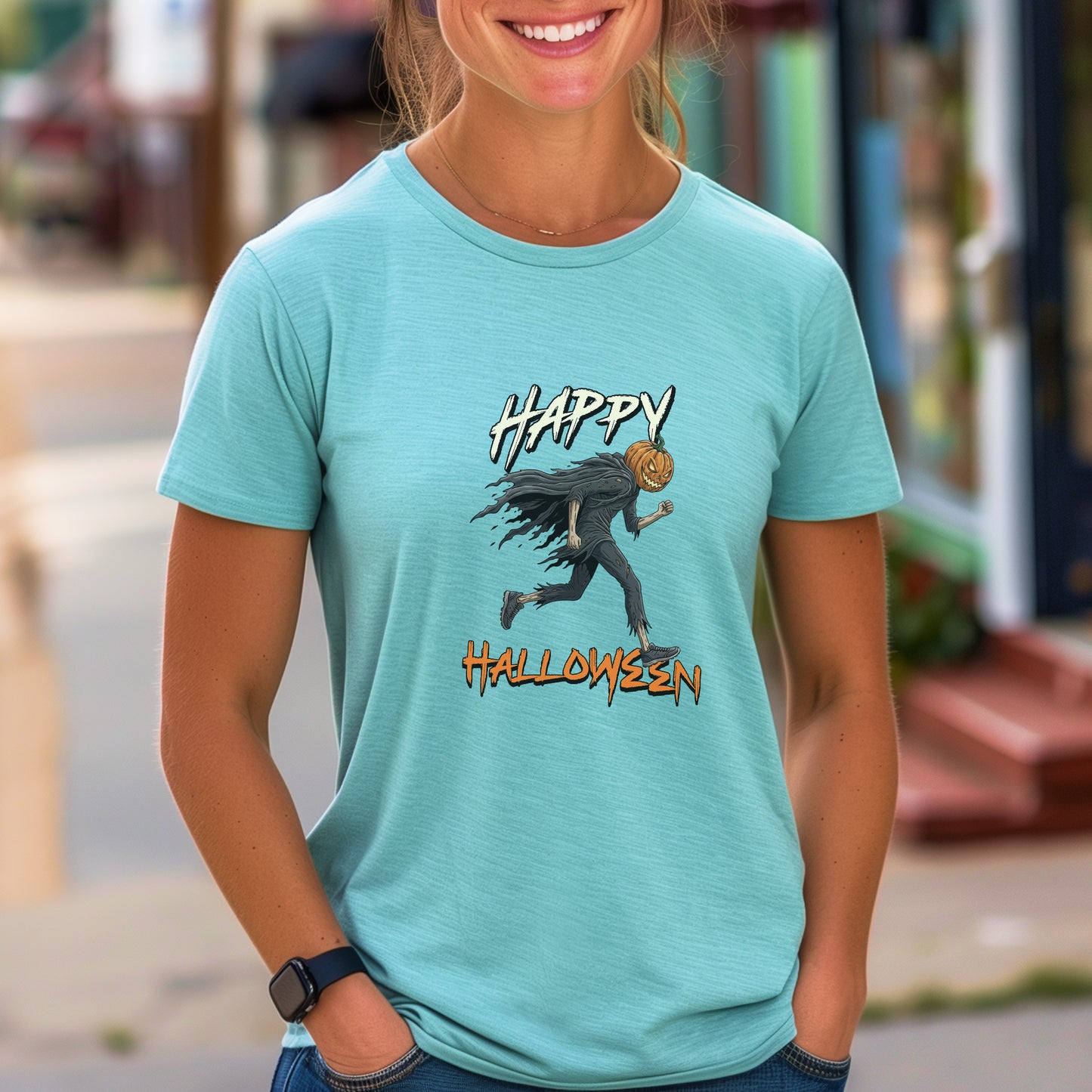 Happy Halloween Runner Tee