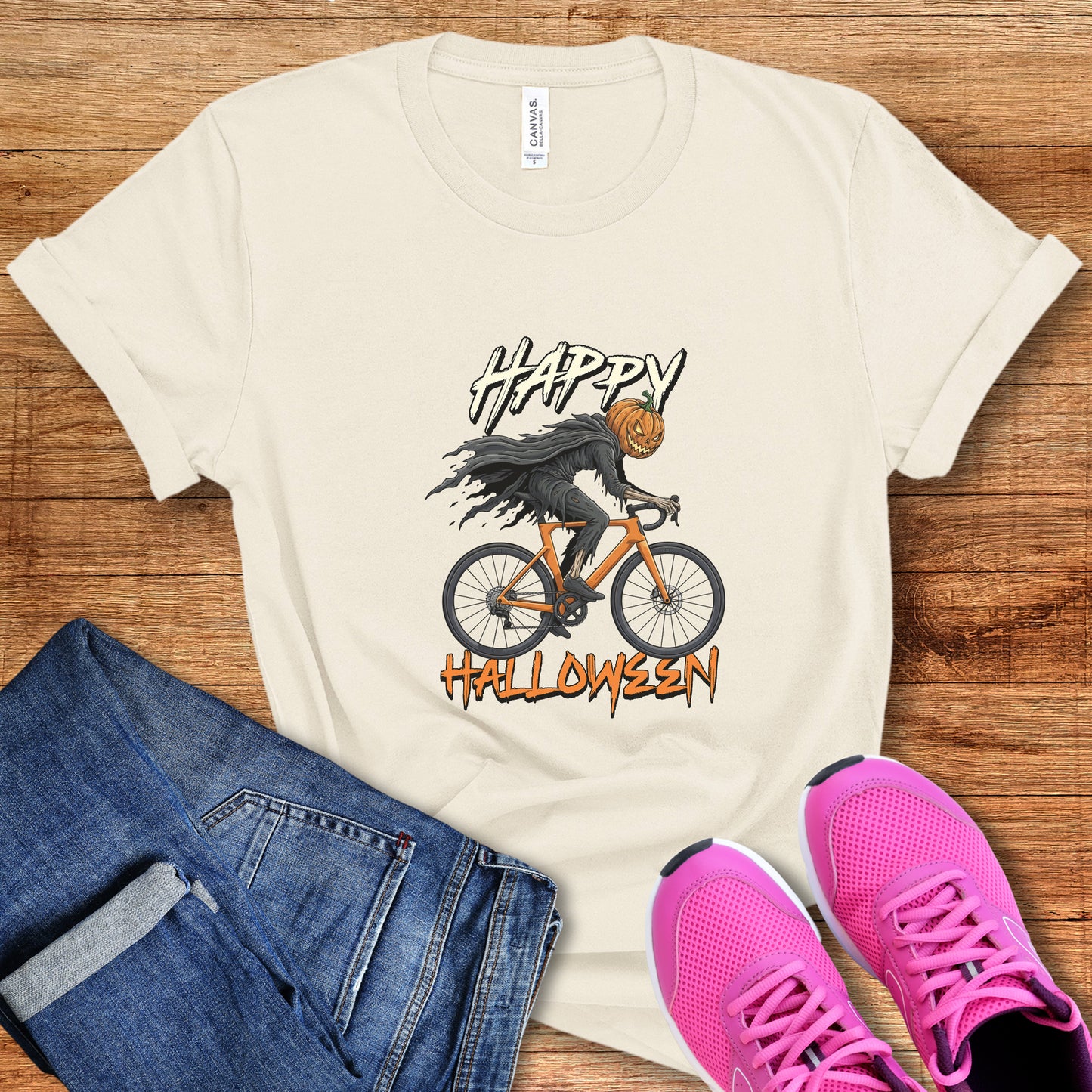 Happy Halloween Biker Tee