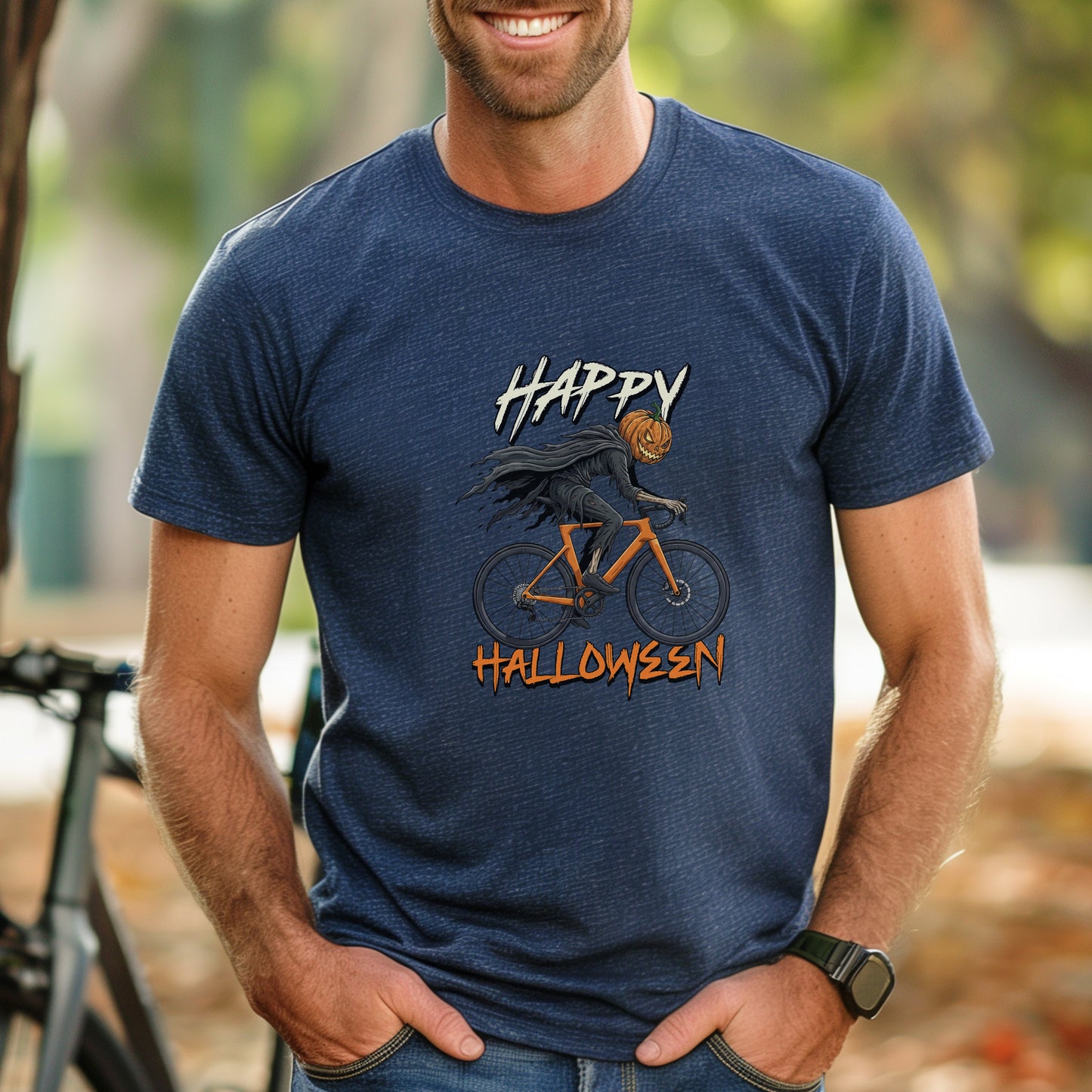 Happy Halloween Biker Tee
