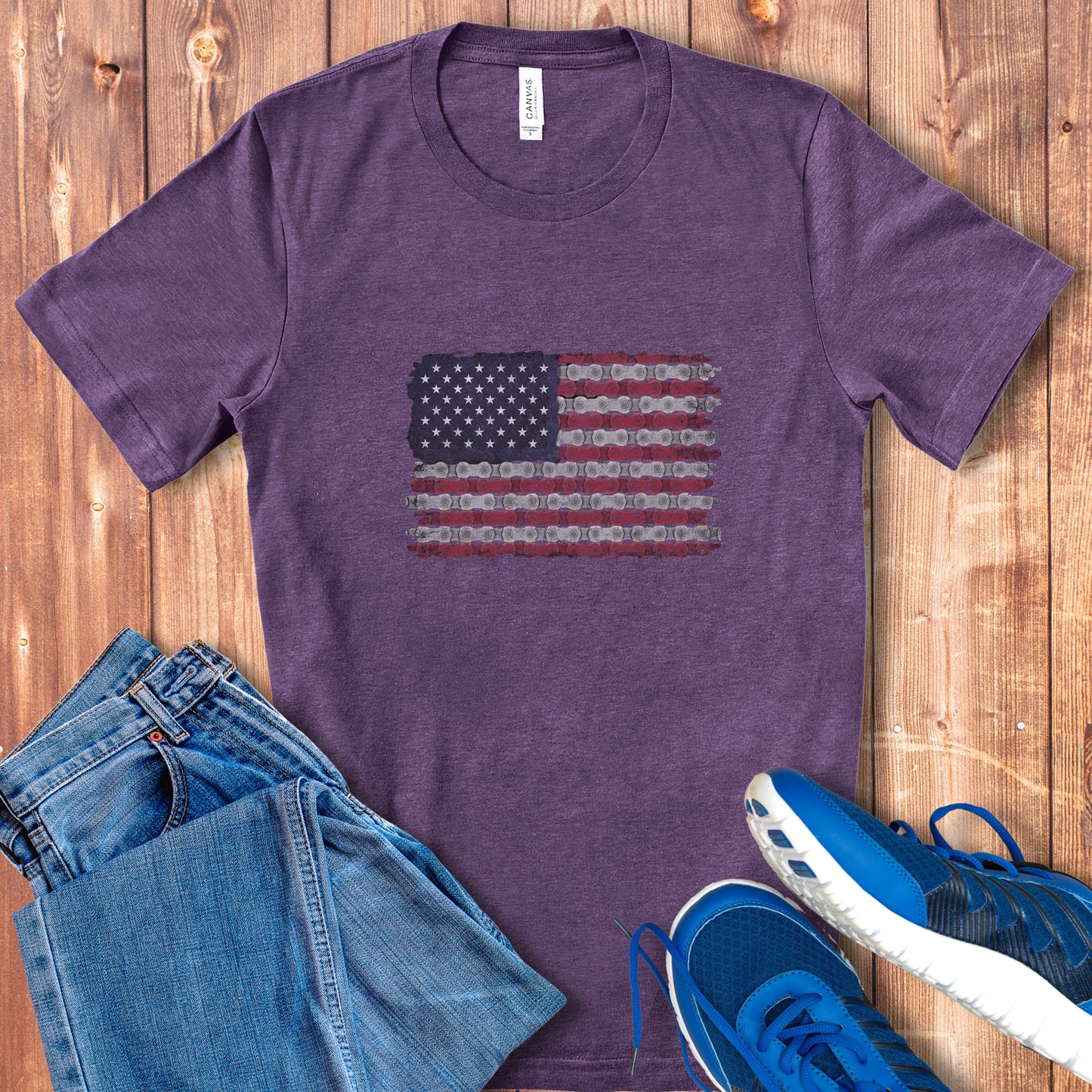 Bike Chain Flag Tee