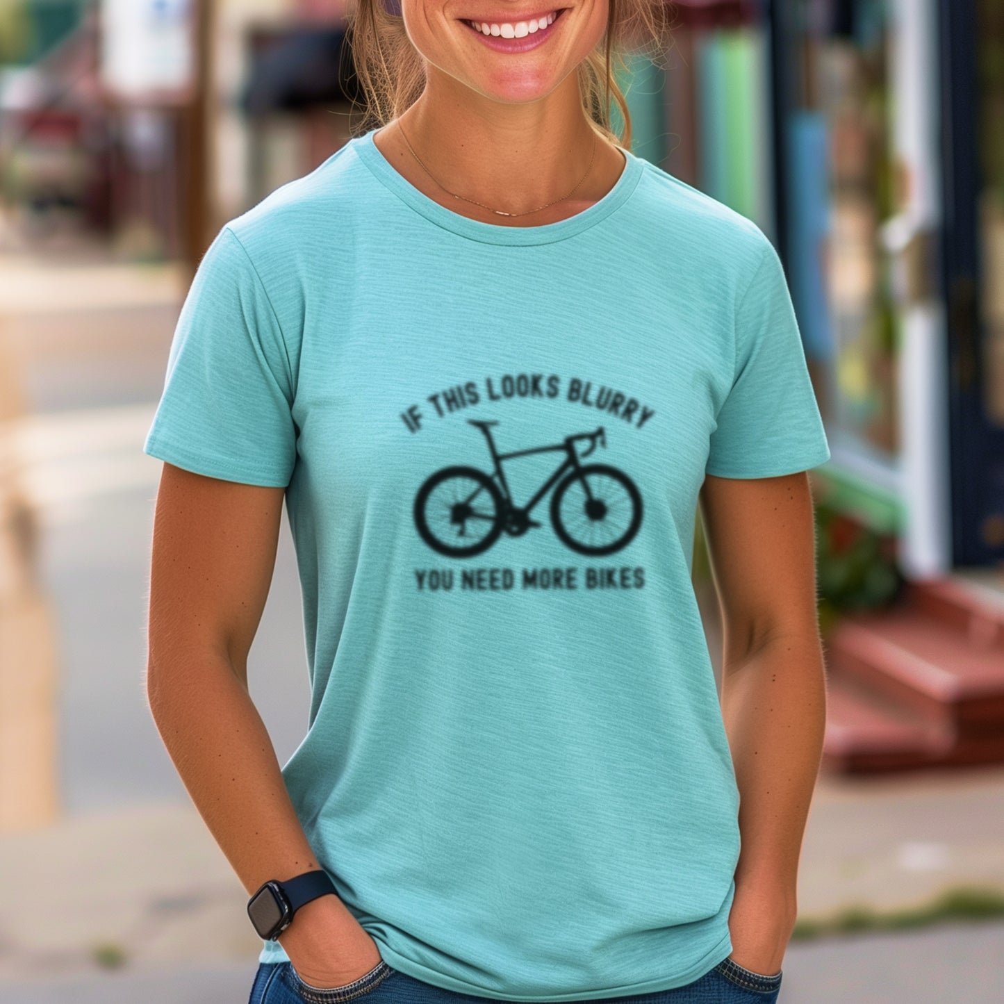 Blurry Bike Tee