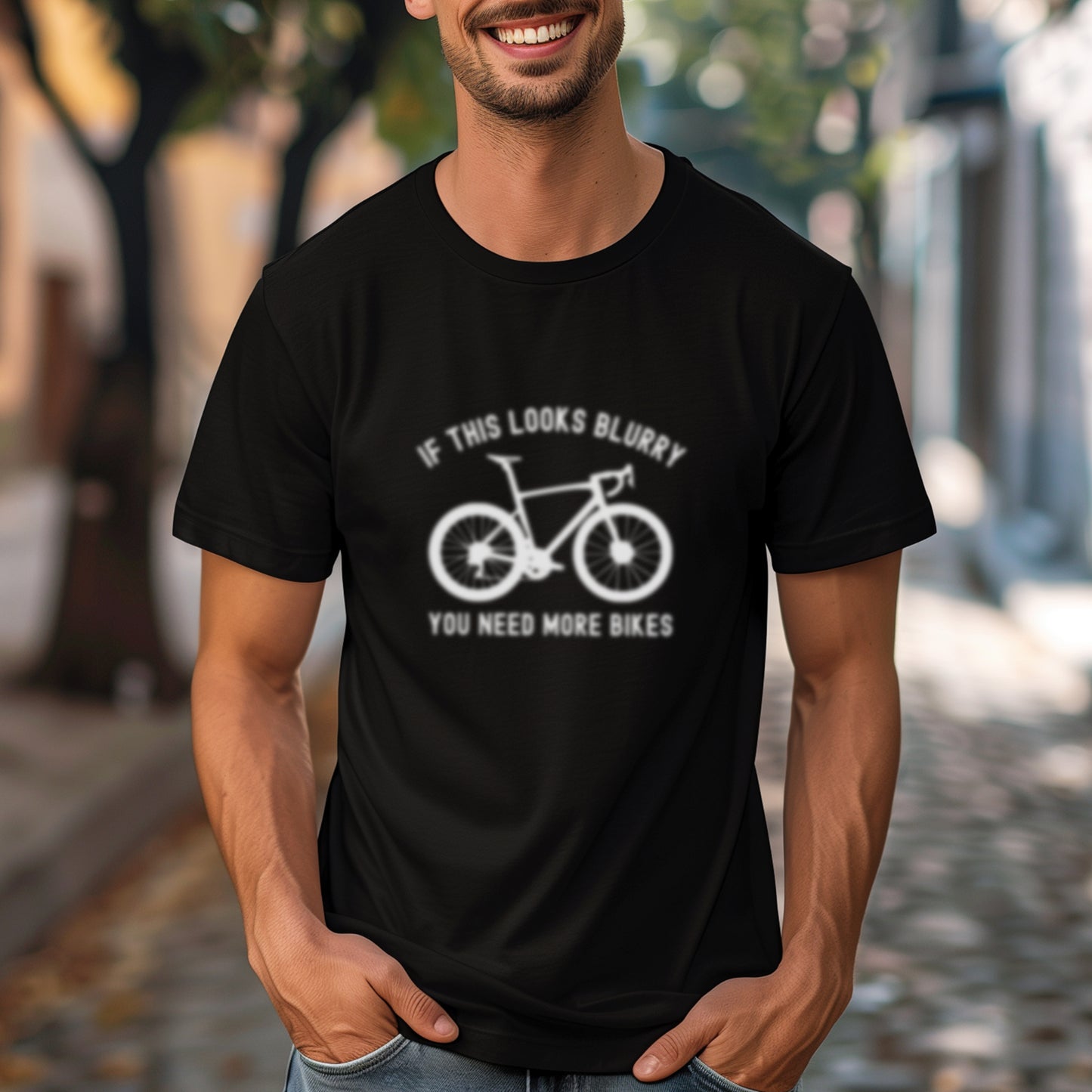 Blurry Bike Tee