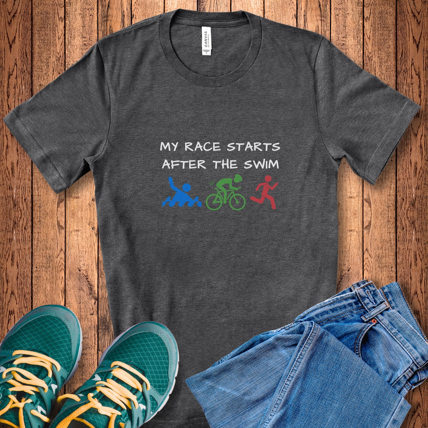 My Race Starts Tee
