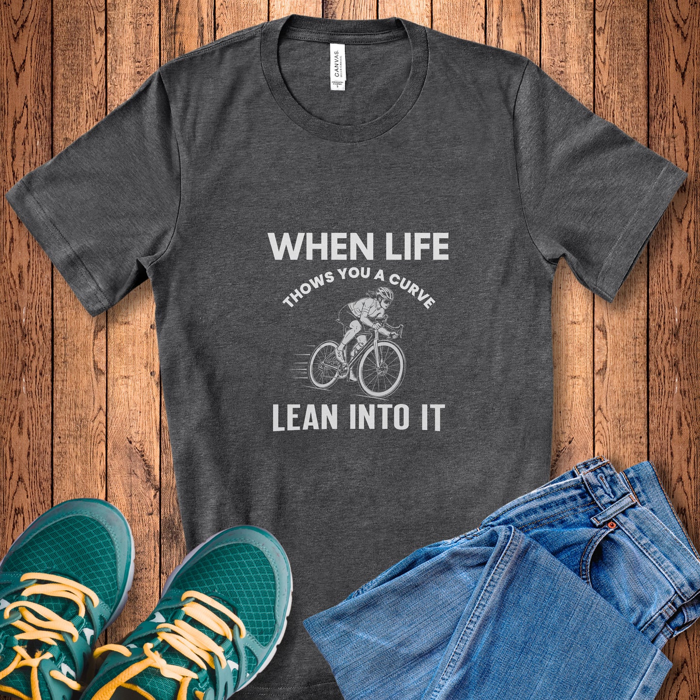 Lean Into It Female Tee