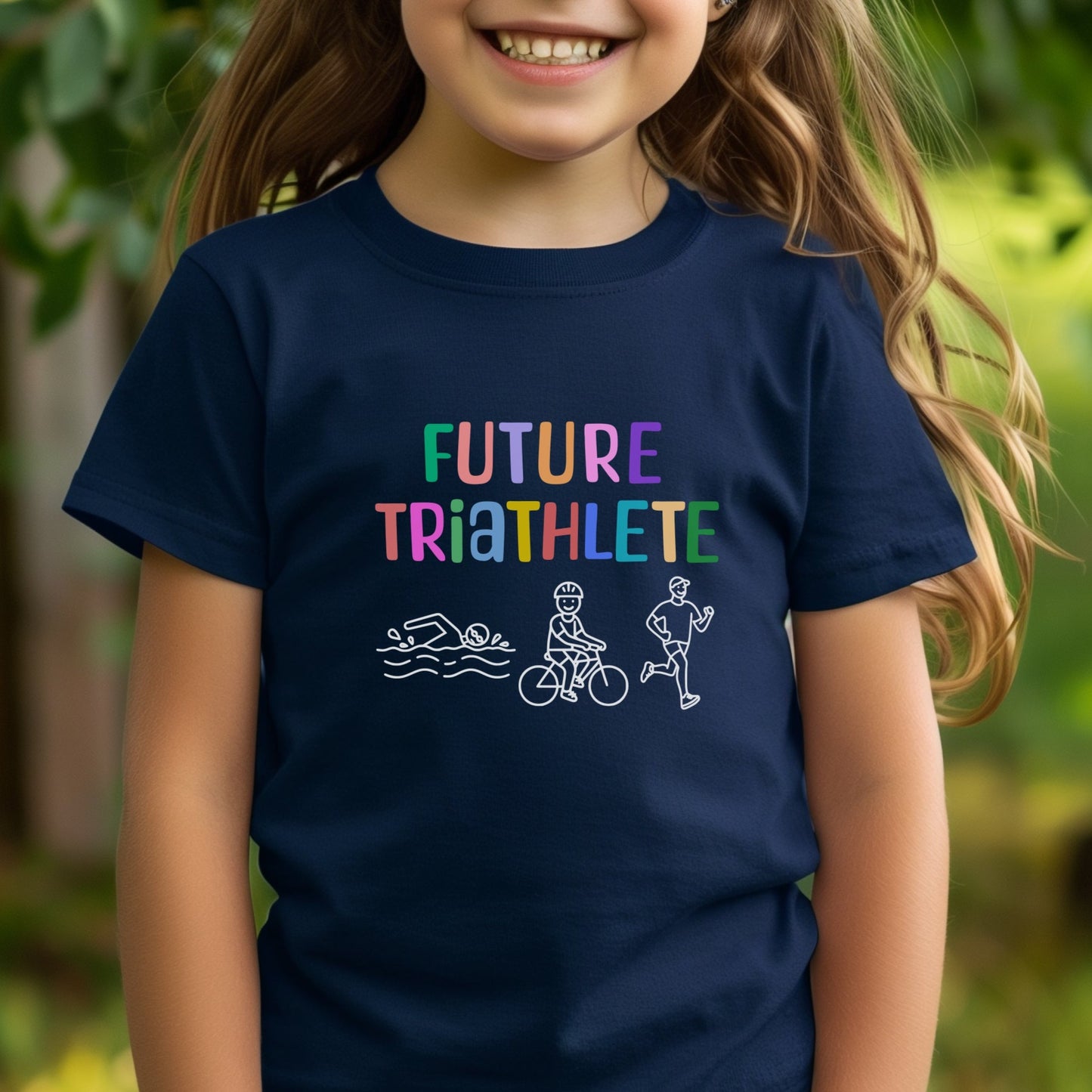 Future Triathlete - Light Pastels - Youth Tee