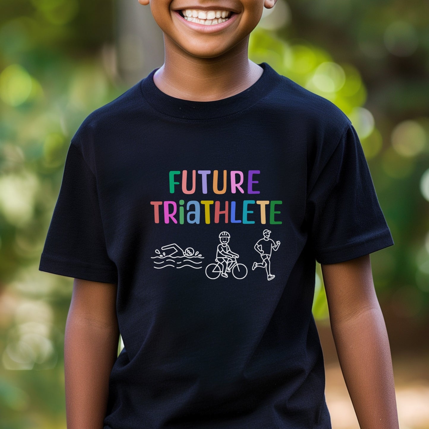 Future Triathlete - Light Pastels - Youth Tee