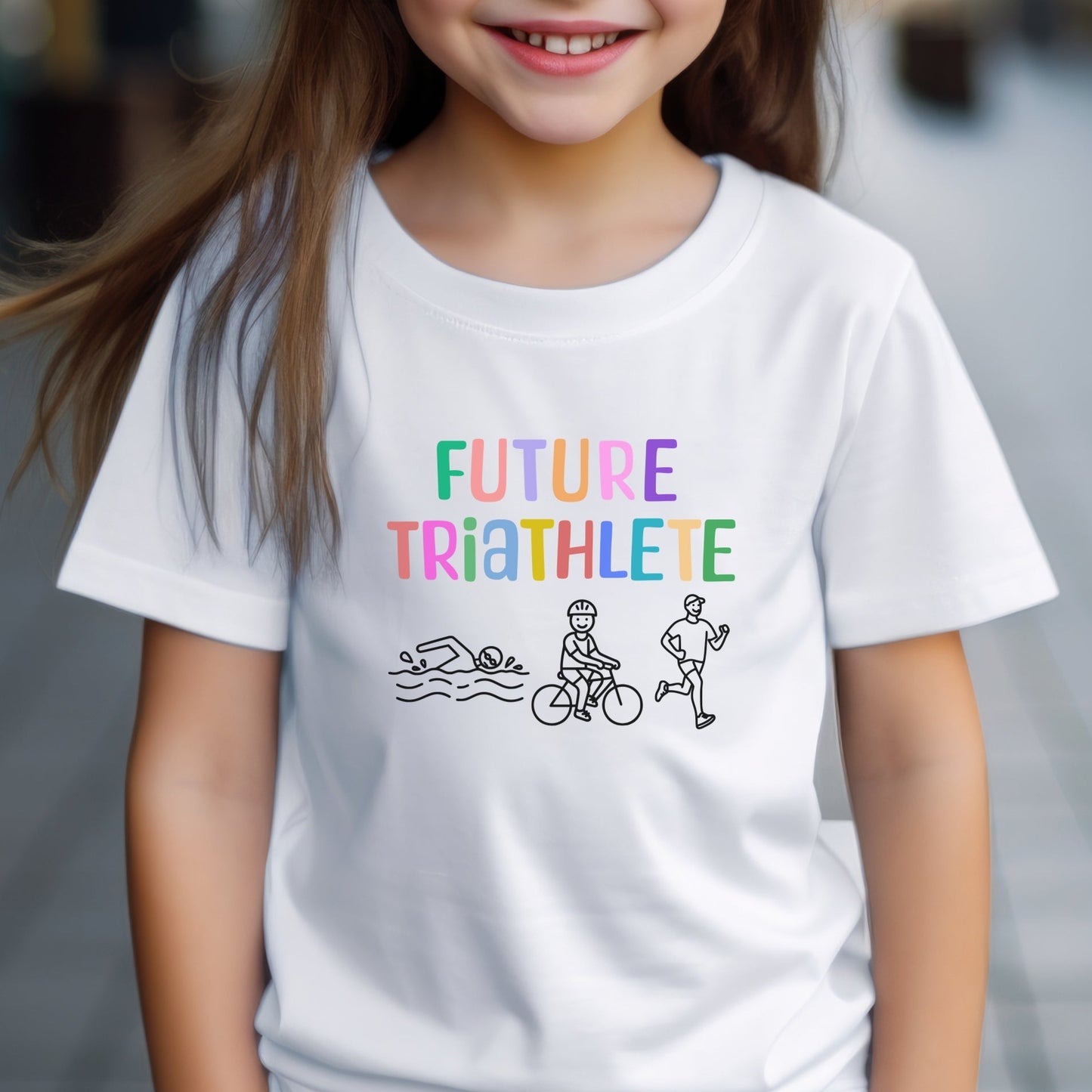 Future Triathlete - Light Pastels - Youth Tee