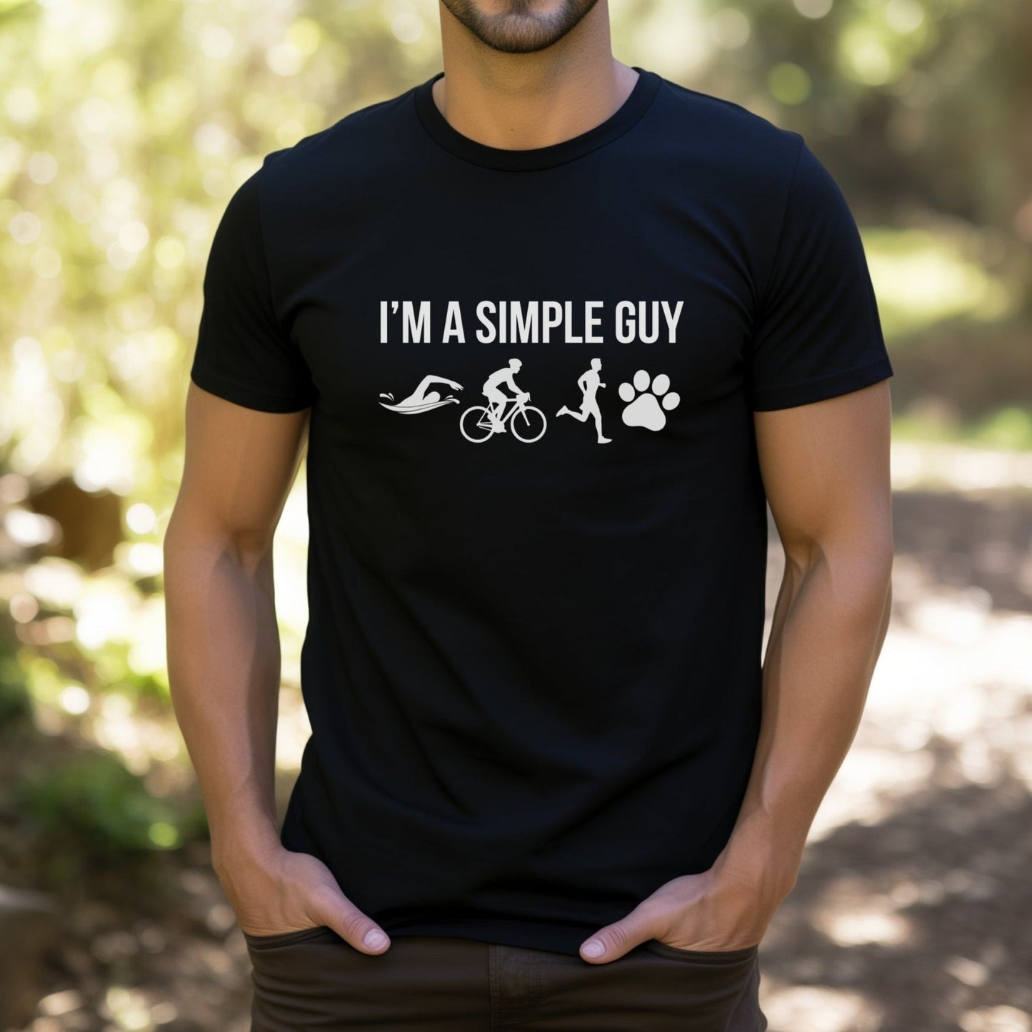 Simple Guy w/Paw Print - Tee