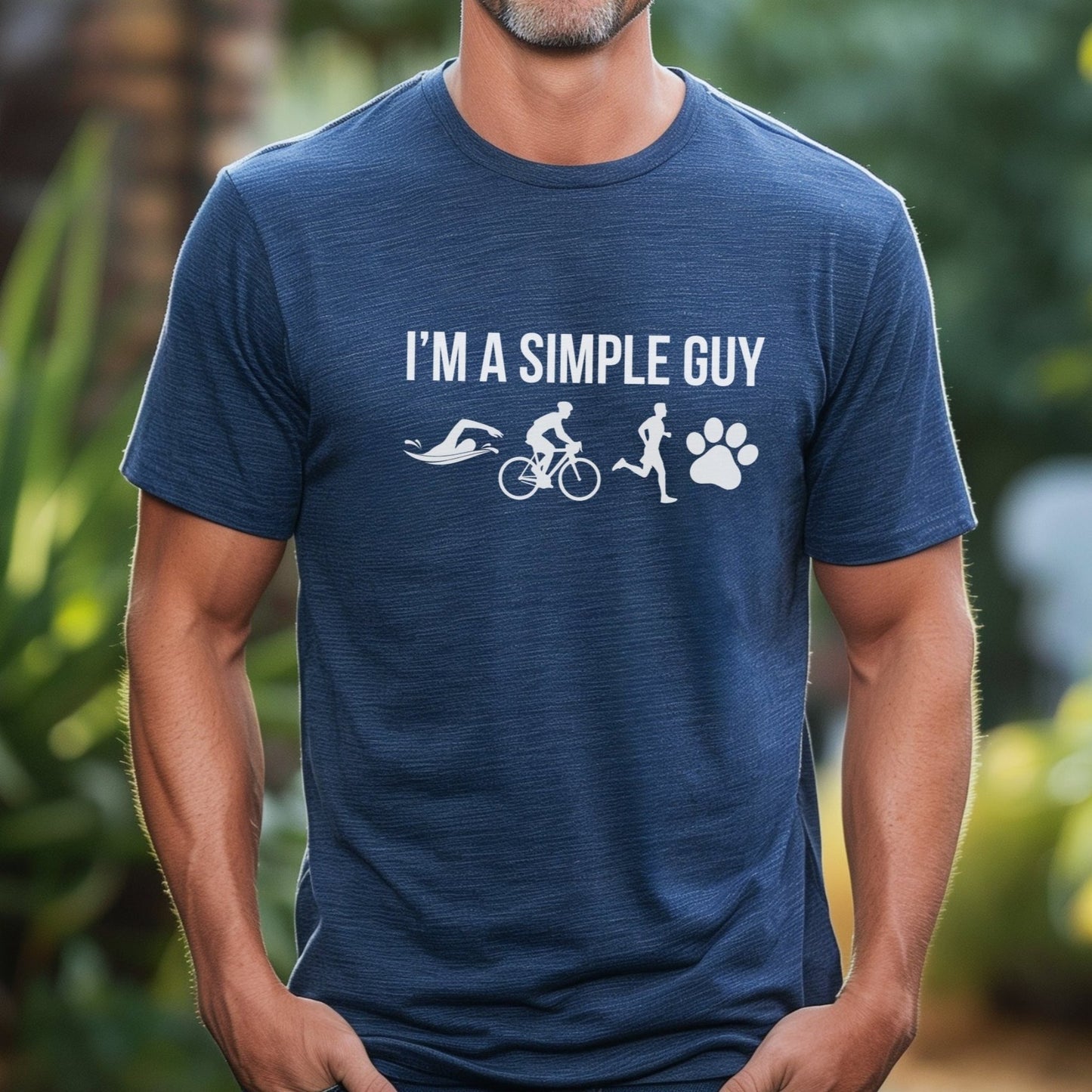 Simple Guy w/Paw Print - Tee