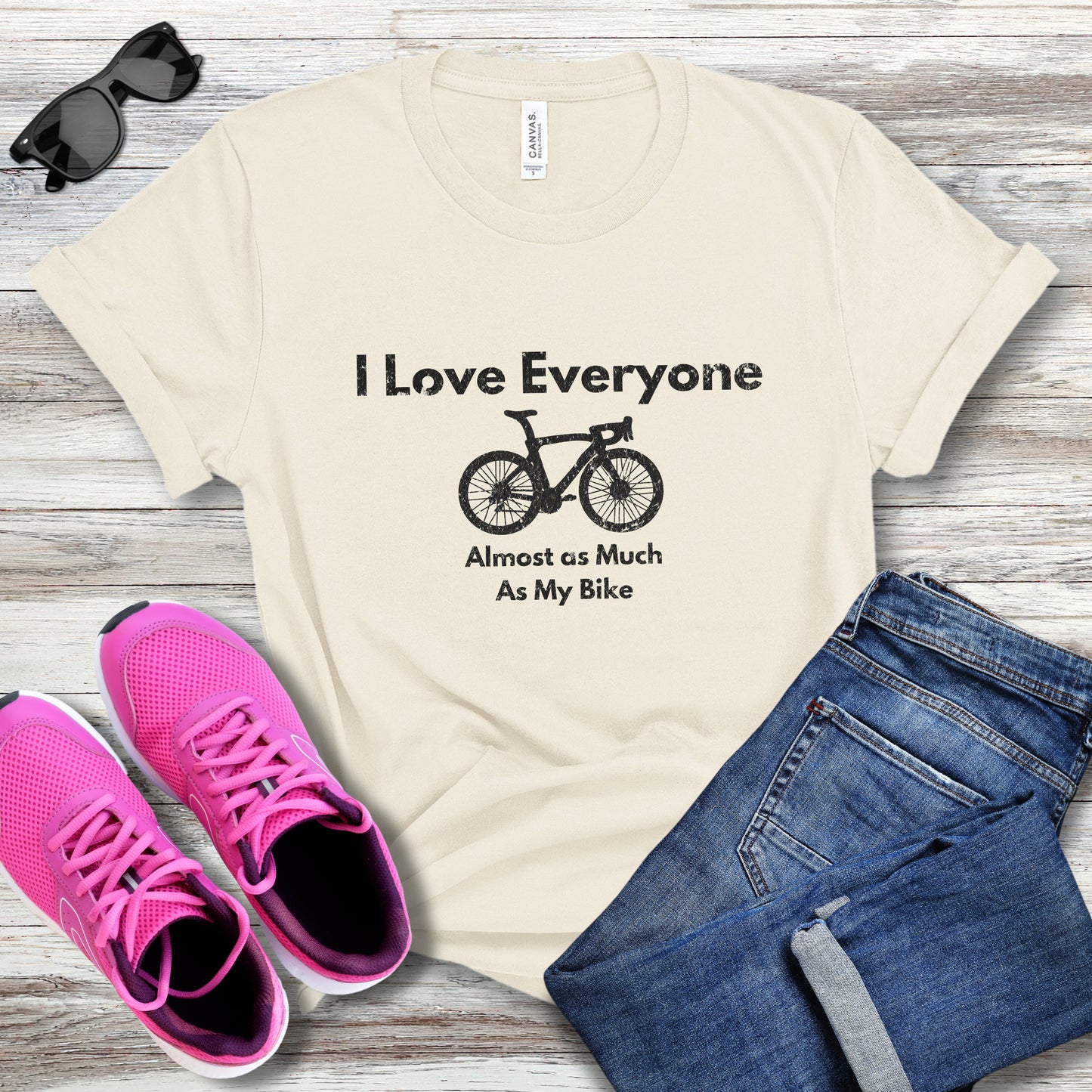 Almost As Much As My Bike - Tee