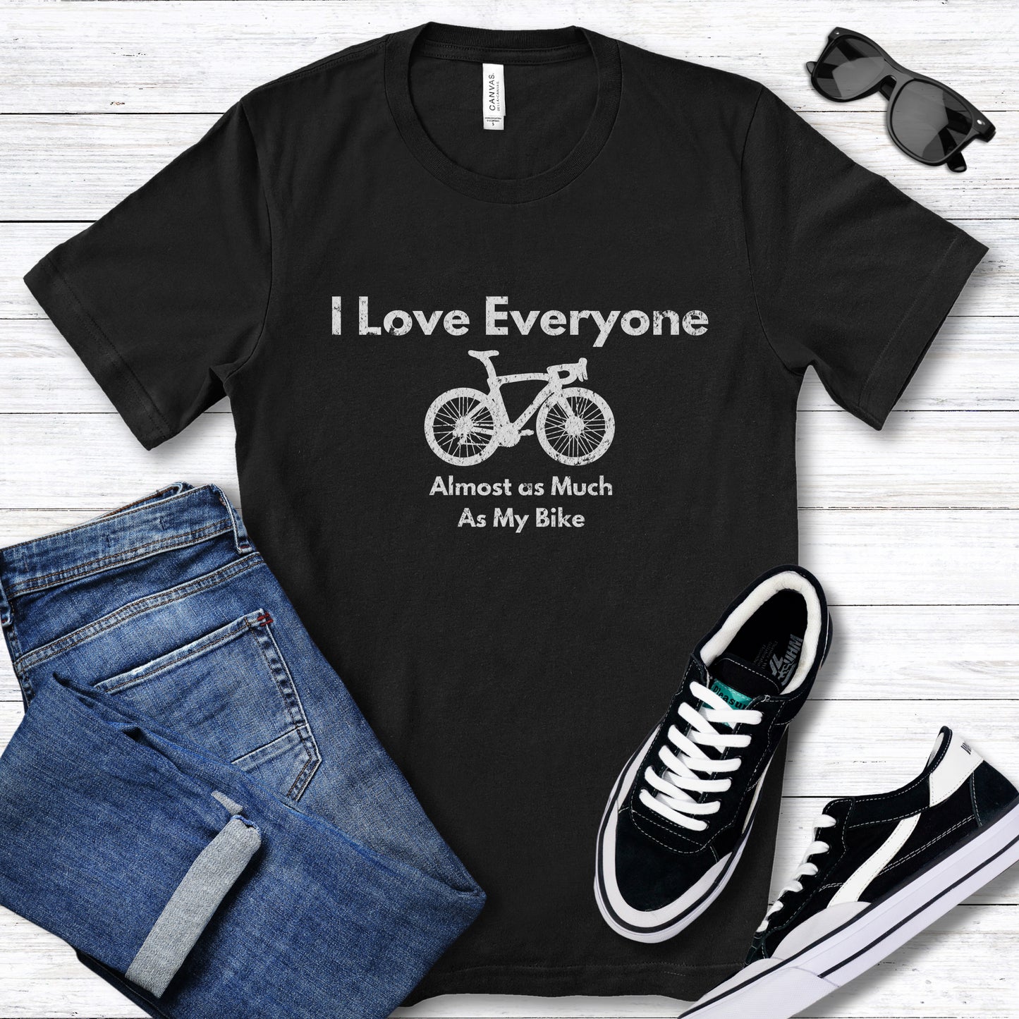 Almost As Much As My Bike - Tee